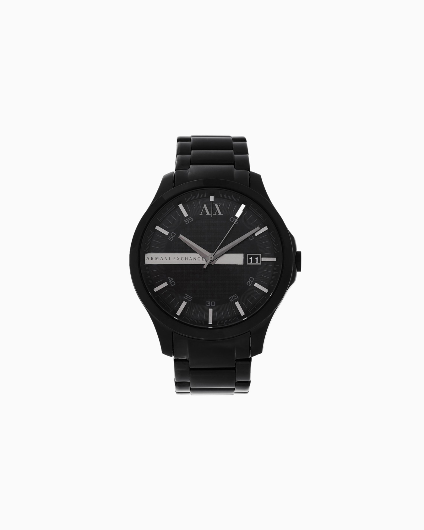 Three-hand watch with steel strap Slide 0