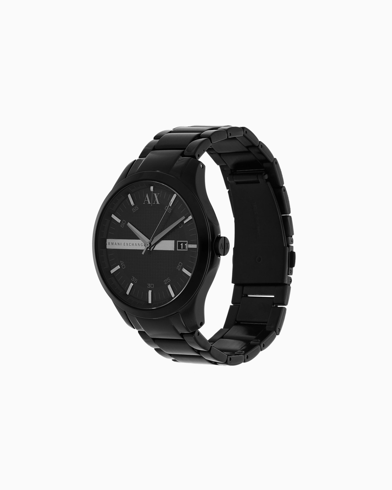 Three-hand watch with steel strap Slide 1