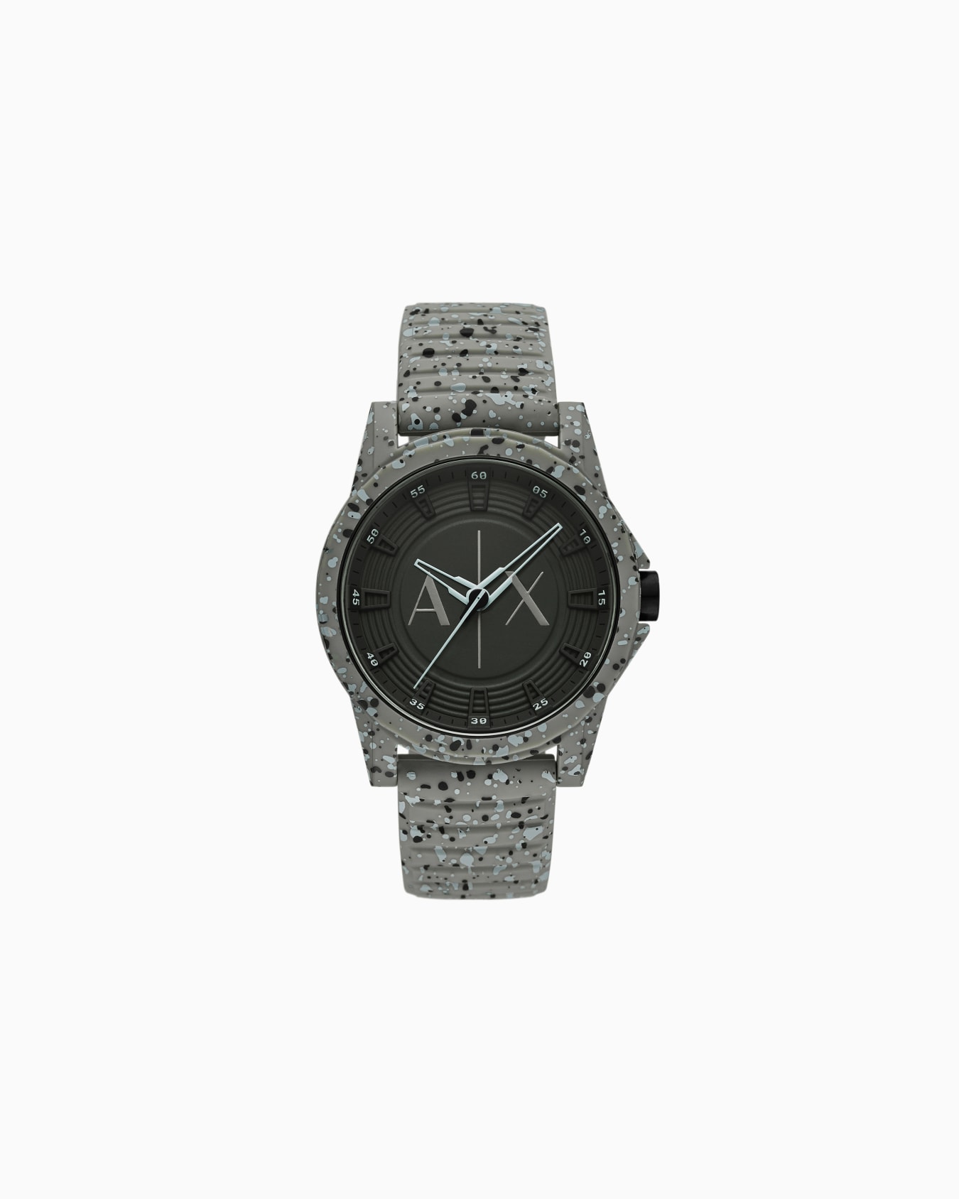  Three-Hand Green Silicone Watch Folie 0