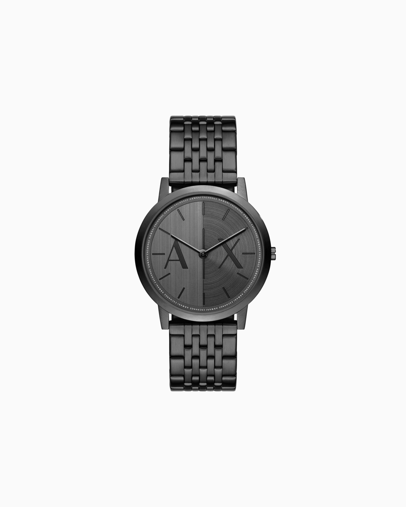 Orologio a due sfere con cinturino in acciaio Slide 0