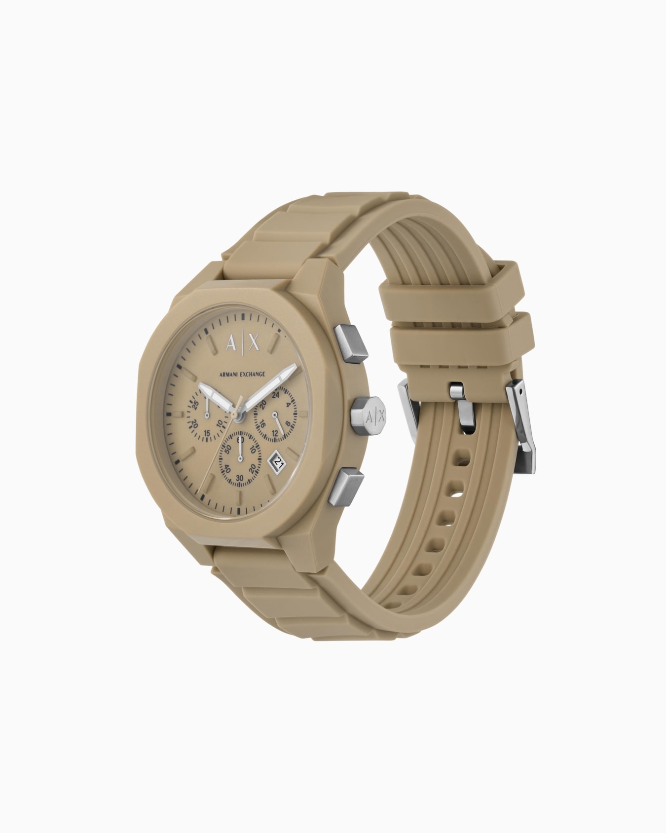 Reloj con correa de silicona Diapositiva 1