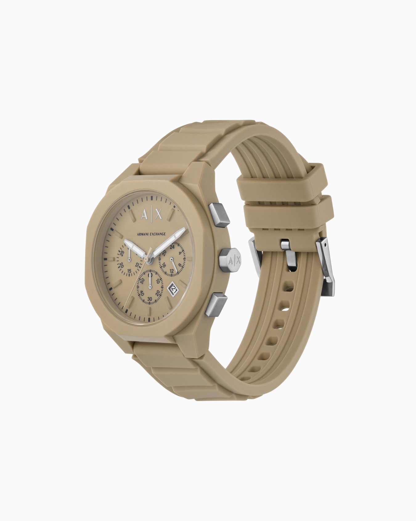 Reloj con correa de silicona Diapositiva 2