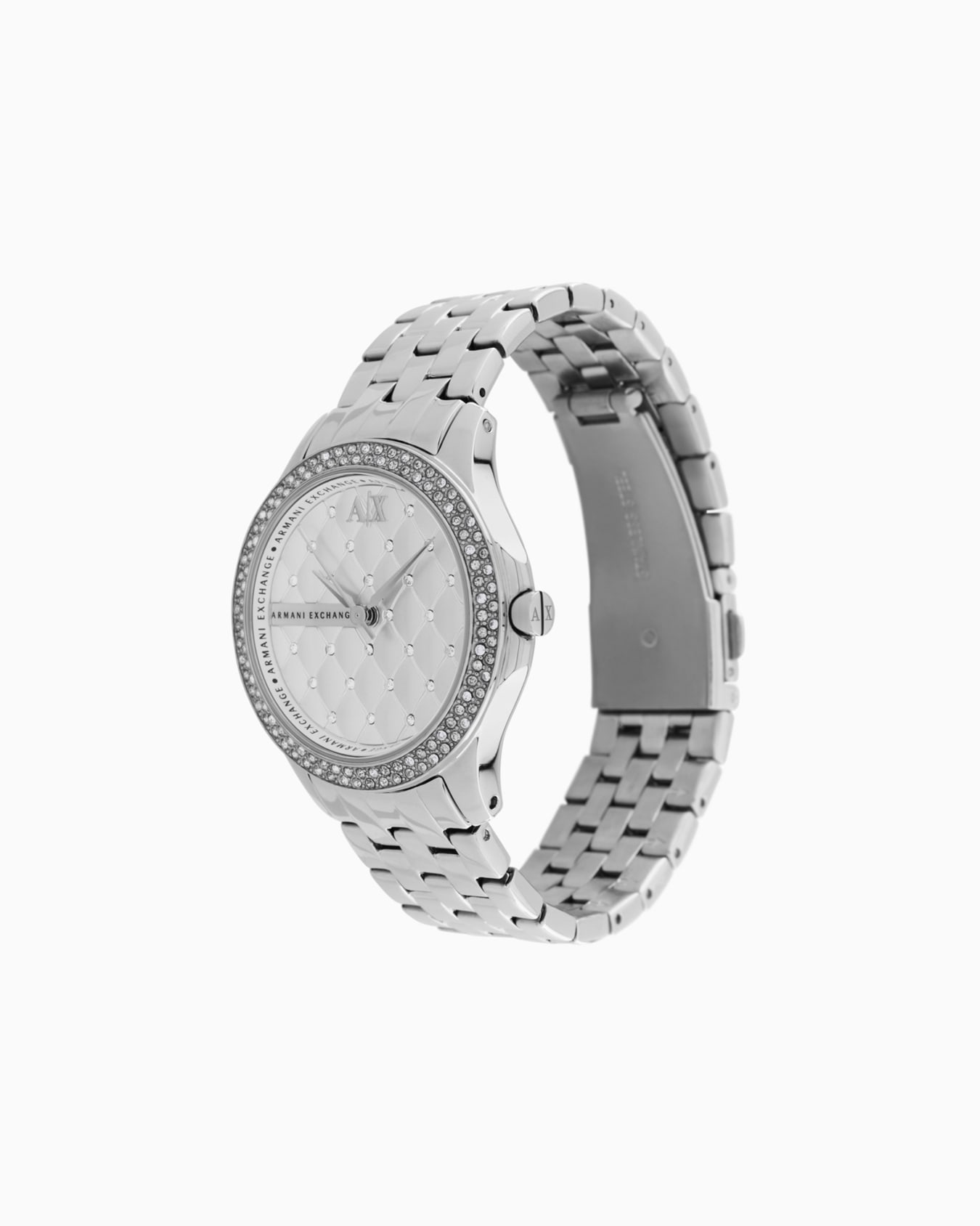 Three-hand watch with steel strap Slide 1