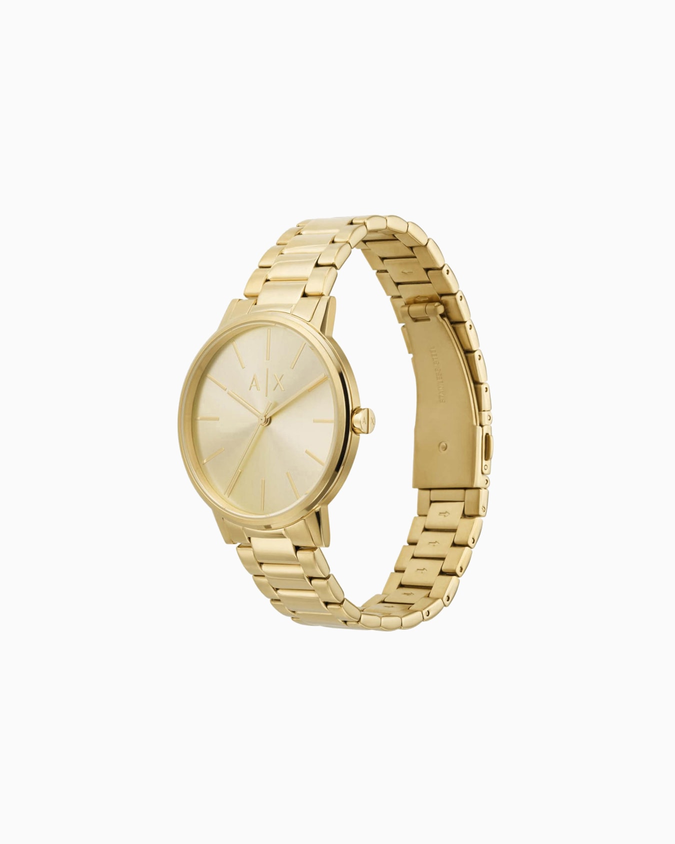 Three-hand watch and stainless steel bracelet set Slide 1