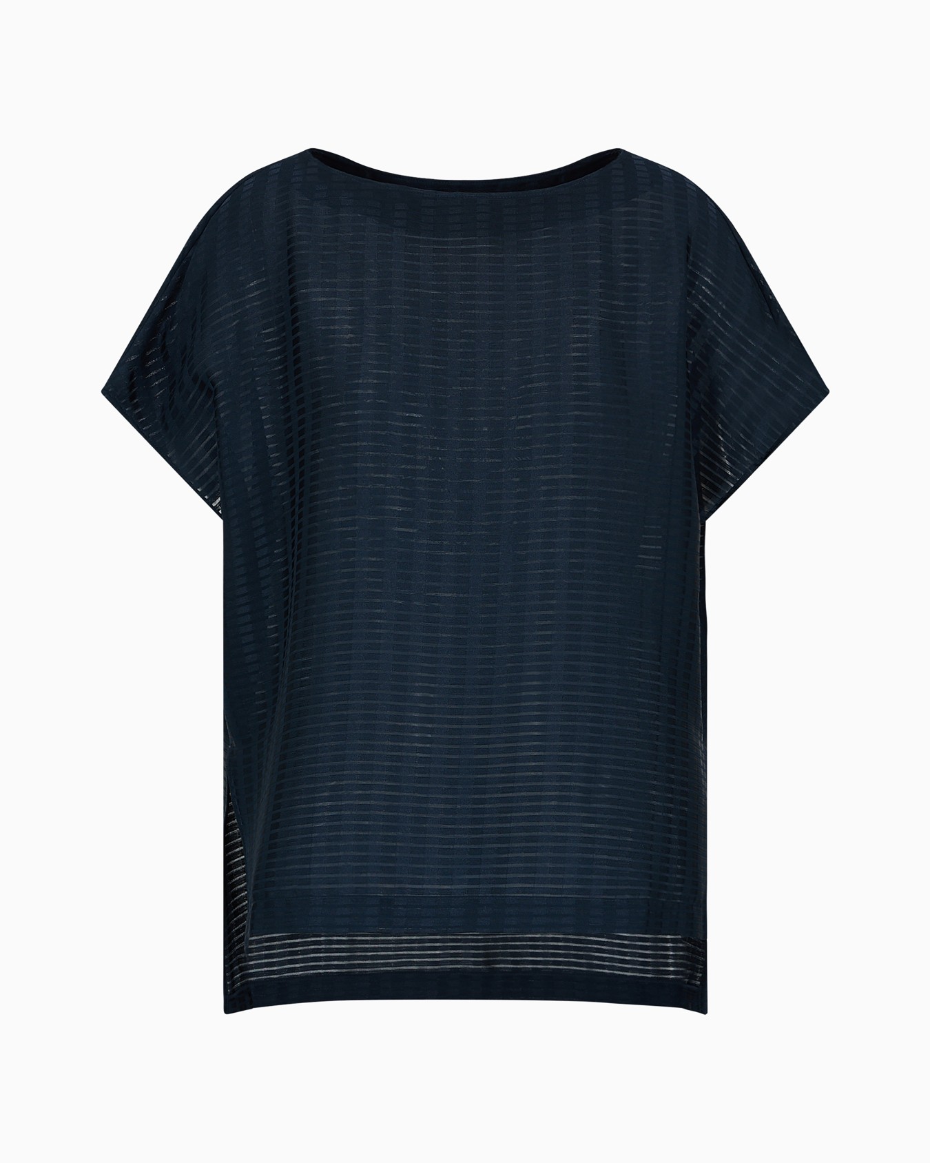 All-over rectangle-motif top with side slits Slide 0
