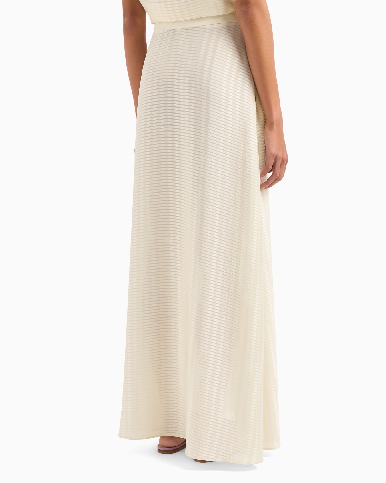 Long skirt with all-over rectangle design Slide 2