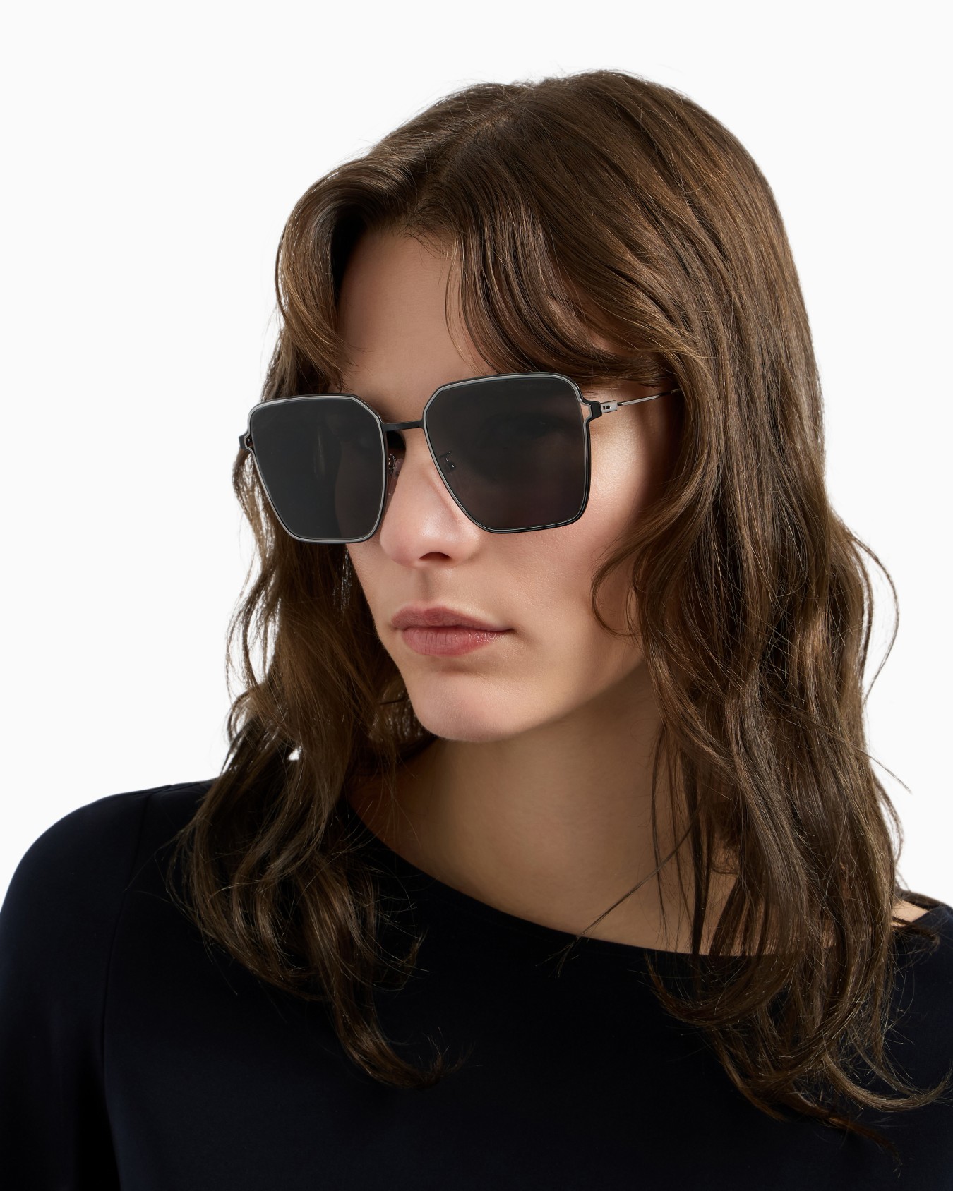 Women’s Asian-fit square sunglasses Slide 1