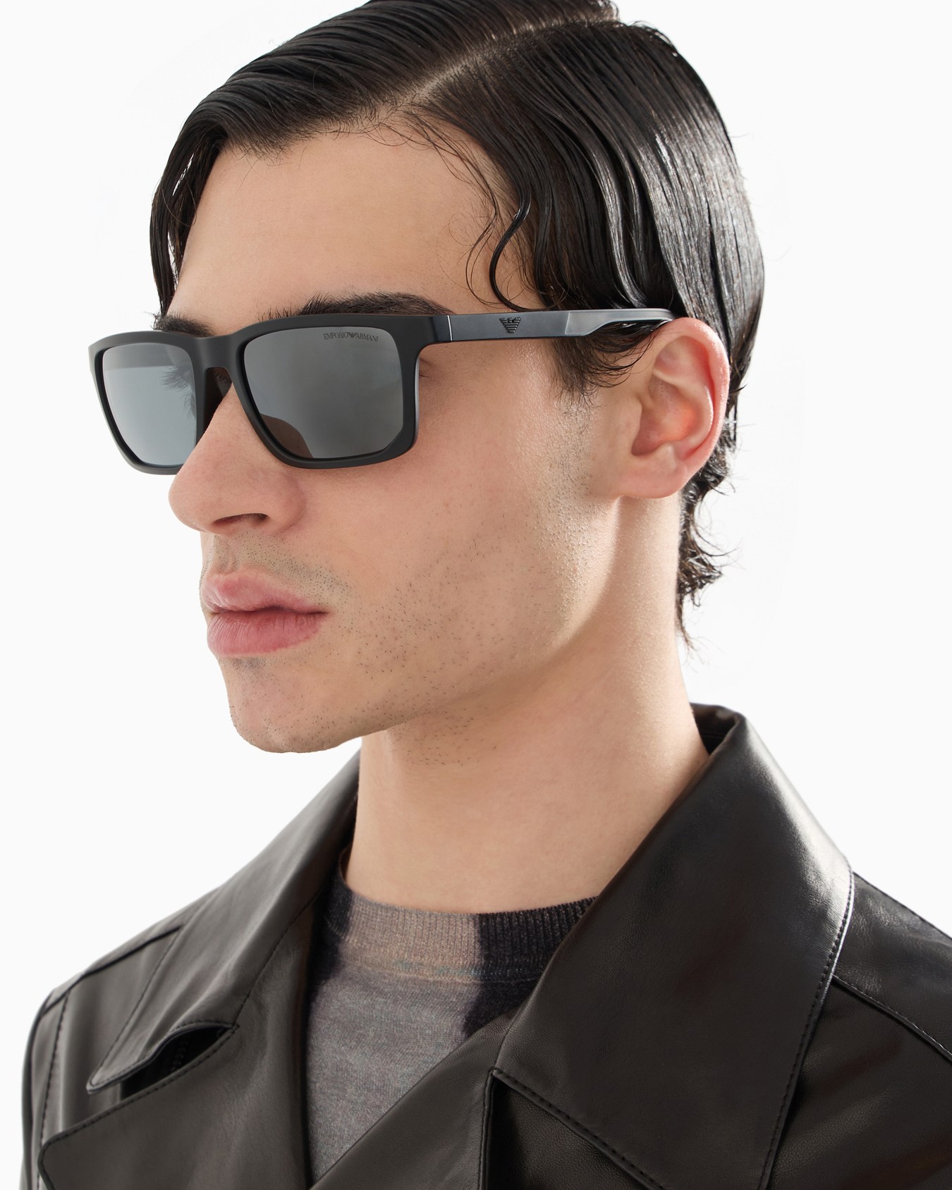 Lunettes de soleil rectangulaires pour homme Diapositive 1