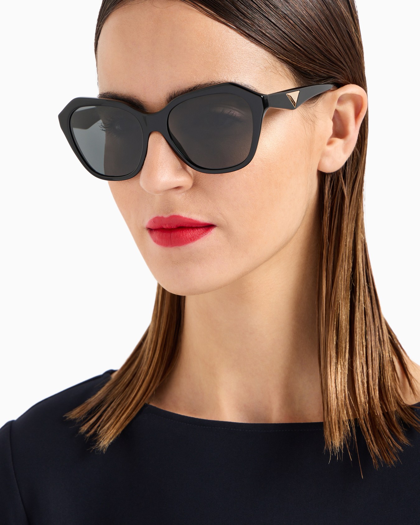 Lunettes de soleil pour femme forme irrégulière Diapositive 1
