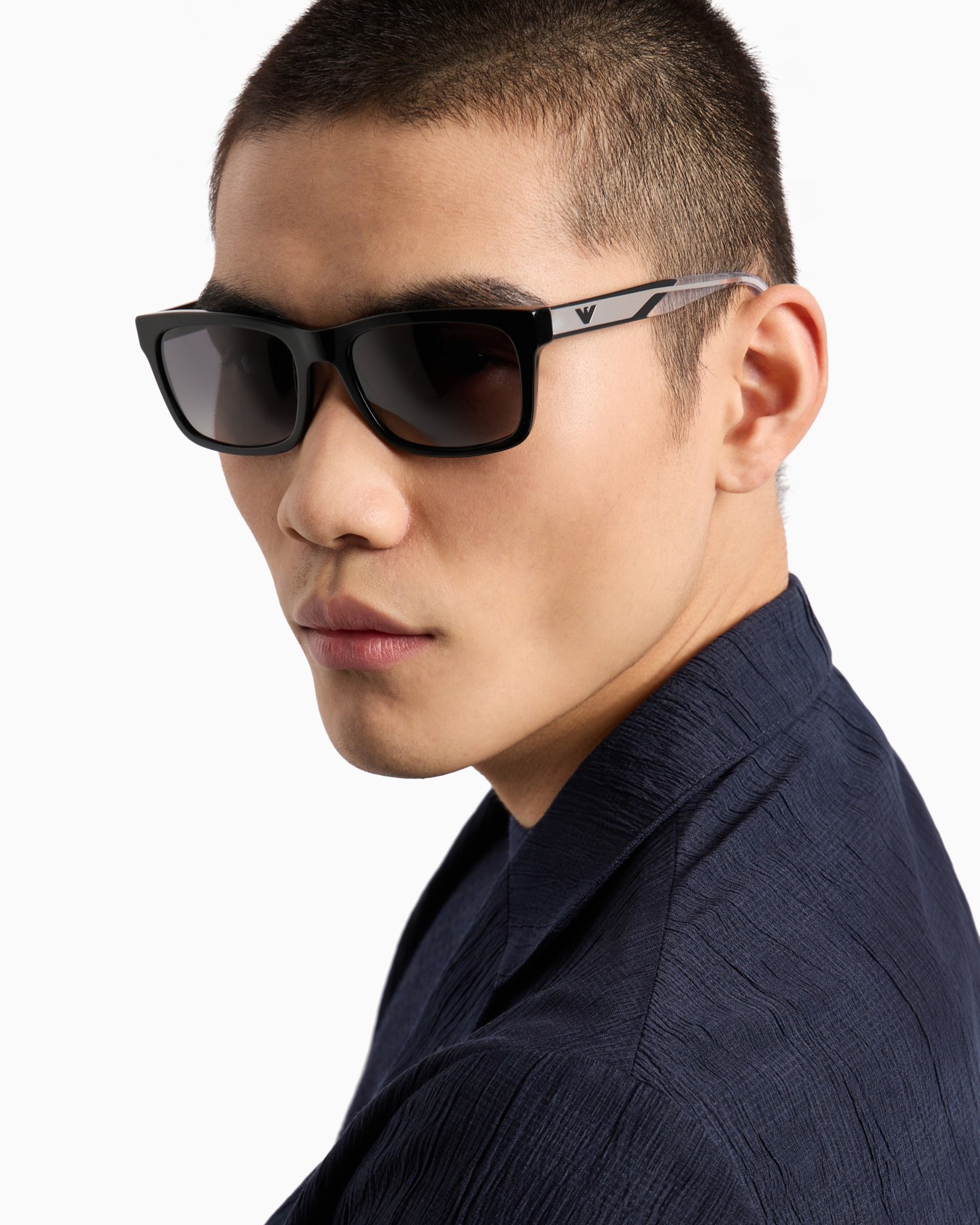 Lunettes de soleil rectangulaires pour homme Diapositive 1