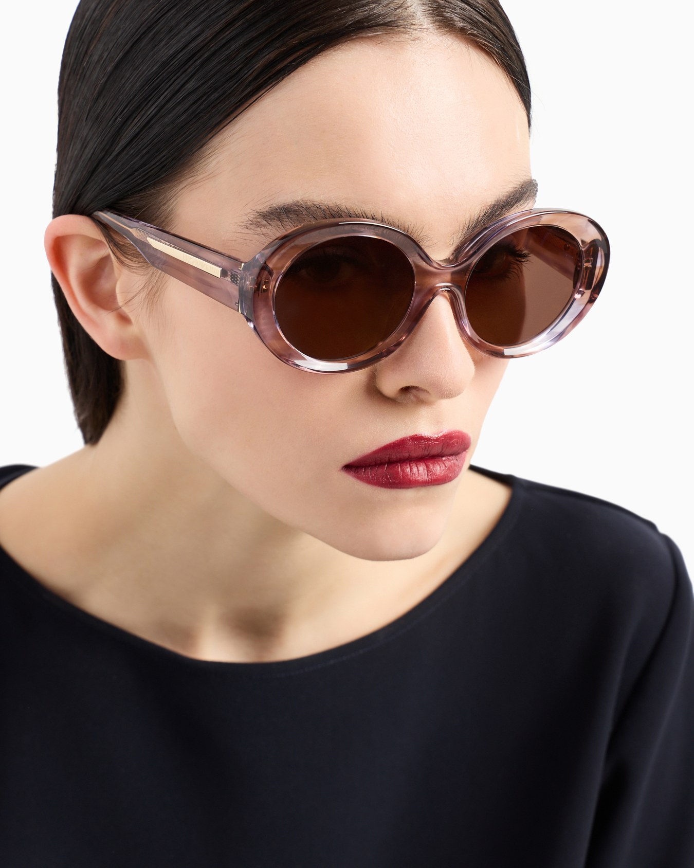 Lunettes de soleil ovales femme Diapositive 1