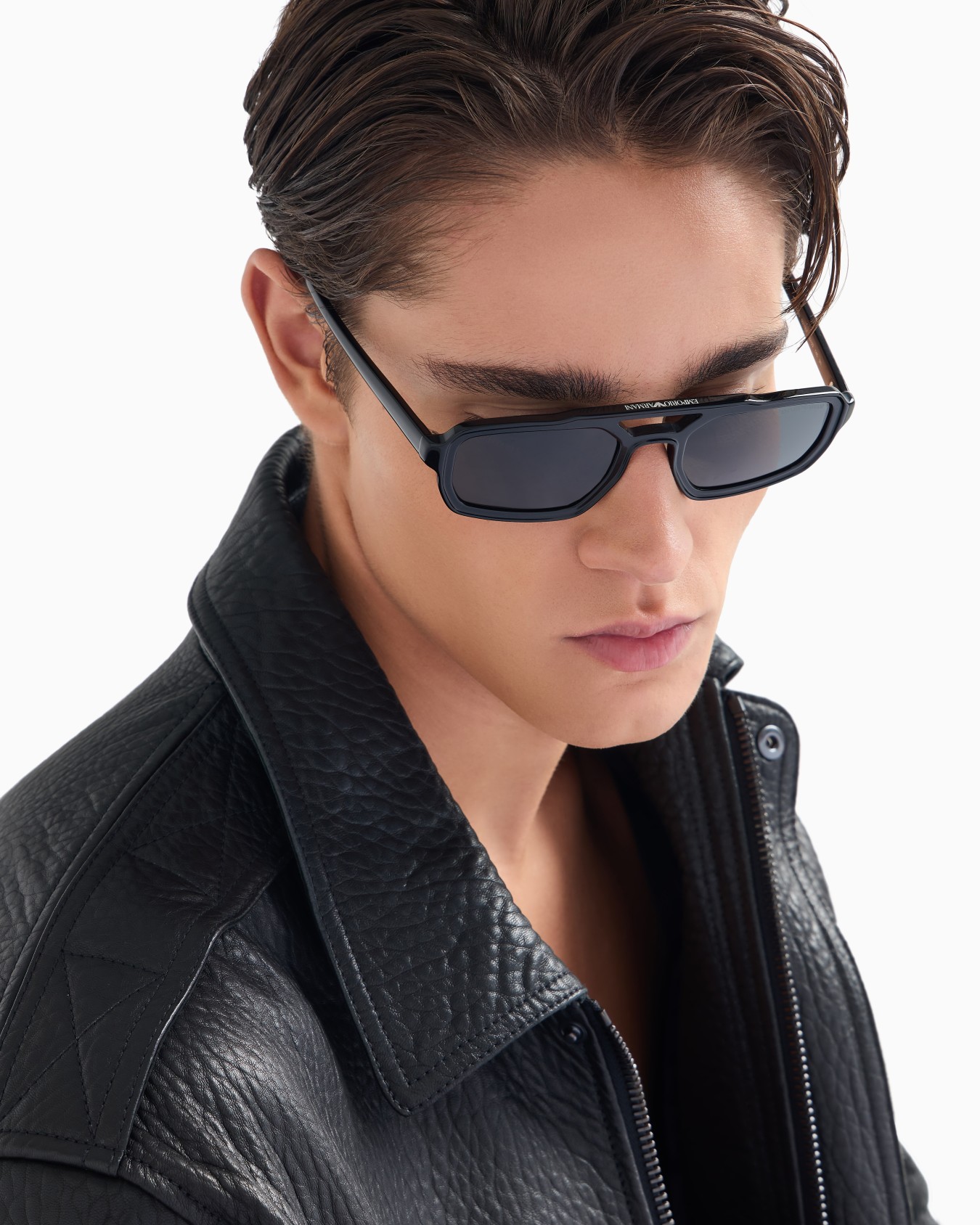 Lunettes de soleil pour homme de forme irrégulière Black Blue ASV Diapositive 1