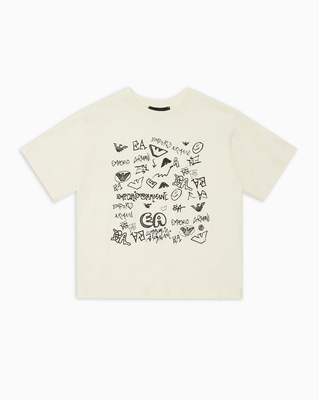 T-shirt en jersey à logo imprimé graffiti EA Crew ASV Diapositive 0
