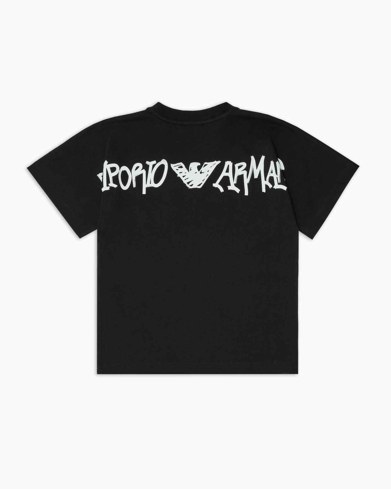 ASV EA Crew comfort-fit jersey T-shirt with eagle and oversized logo on the back Slide 2