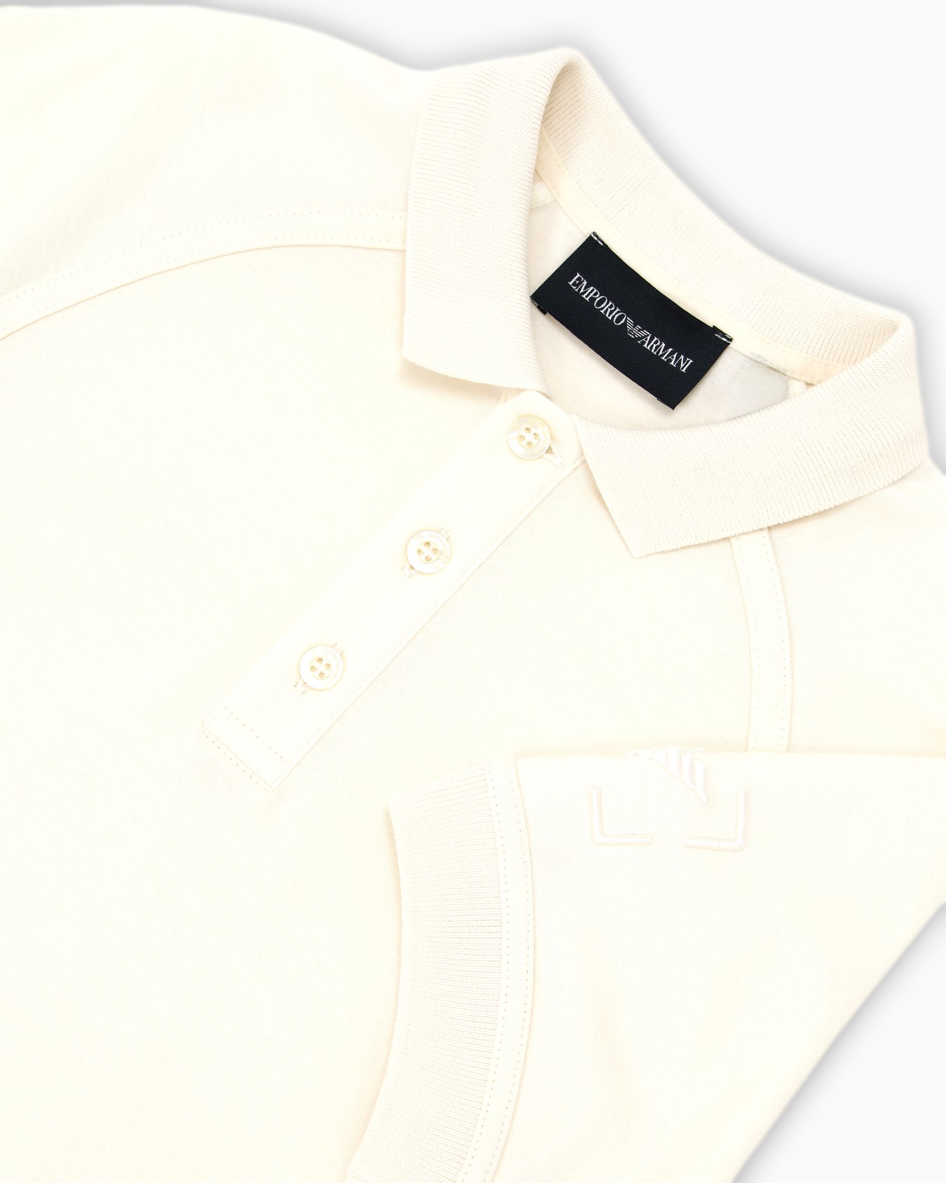 Polo en jersey avec logo brodé Diapositive 1