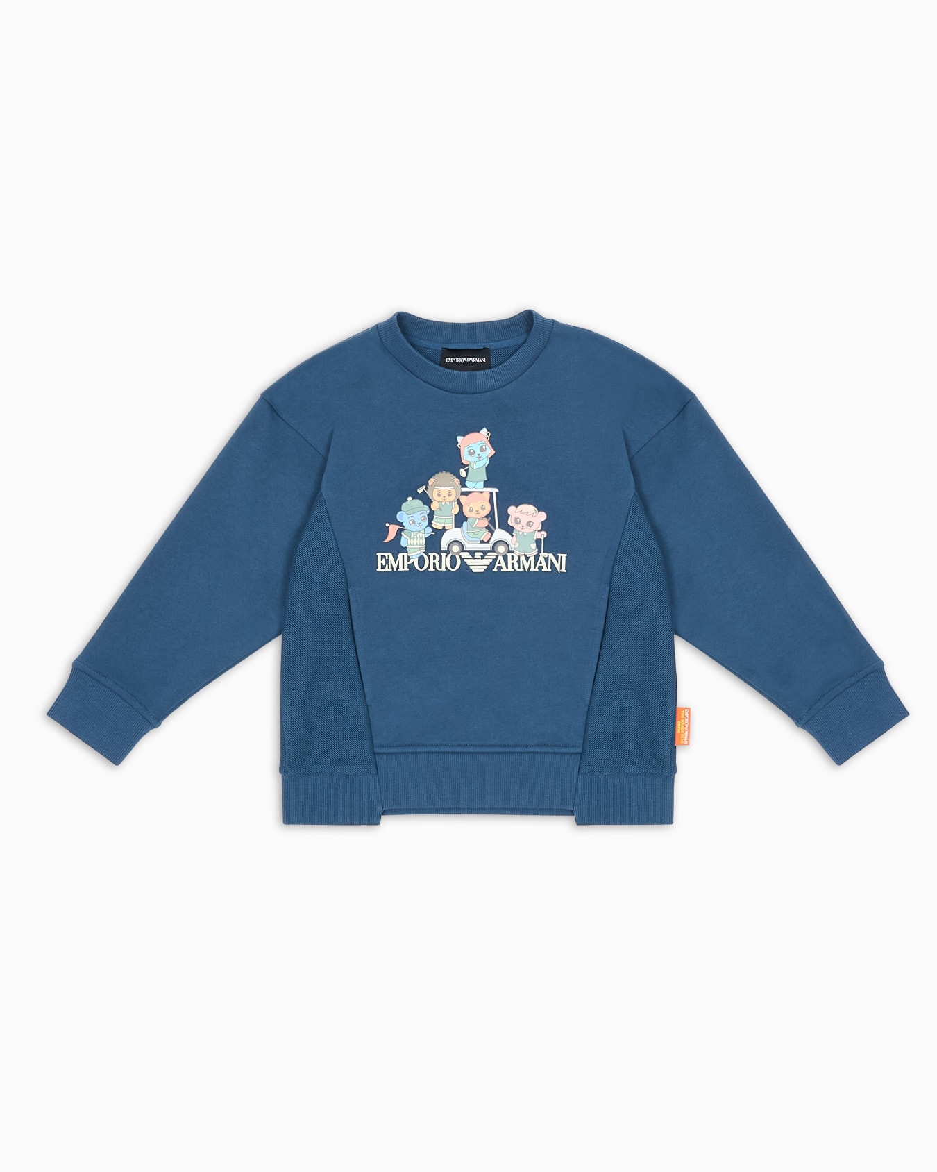 ASV organic jersey sweatshirt with Manga Bear Crew print Slide 0