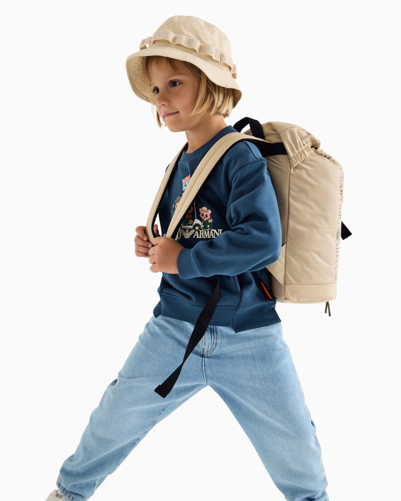 ASV organic jersey sweatshirt with Manga Bear Crew print Slide 3