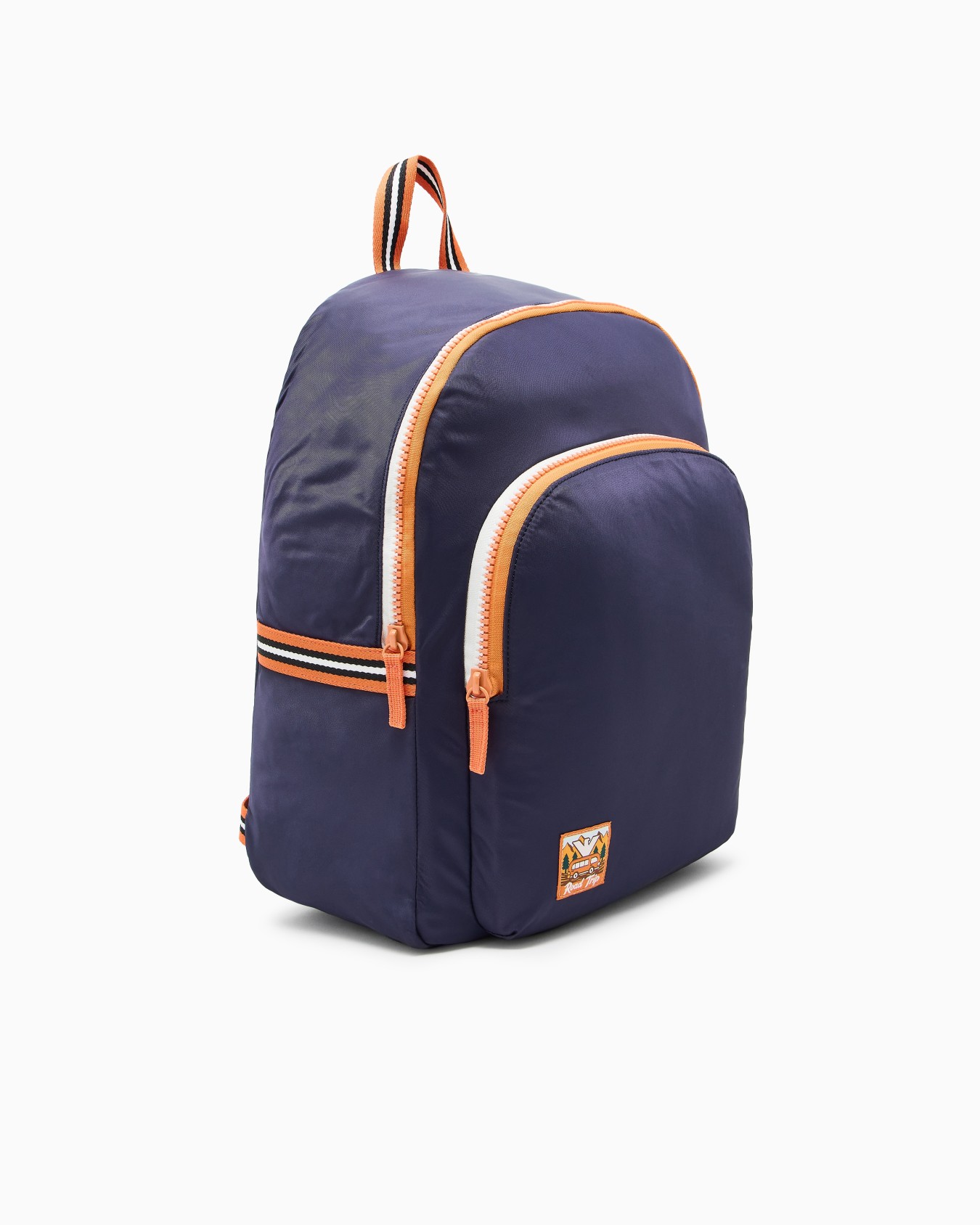 Round nylon backpack  Slide 1