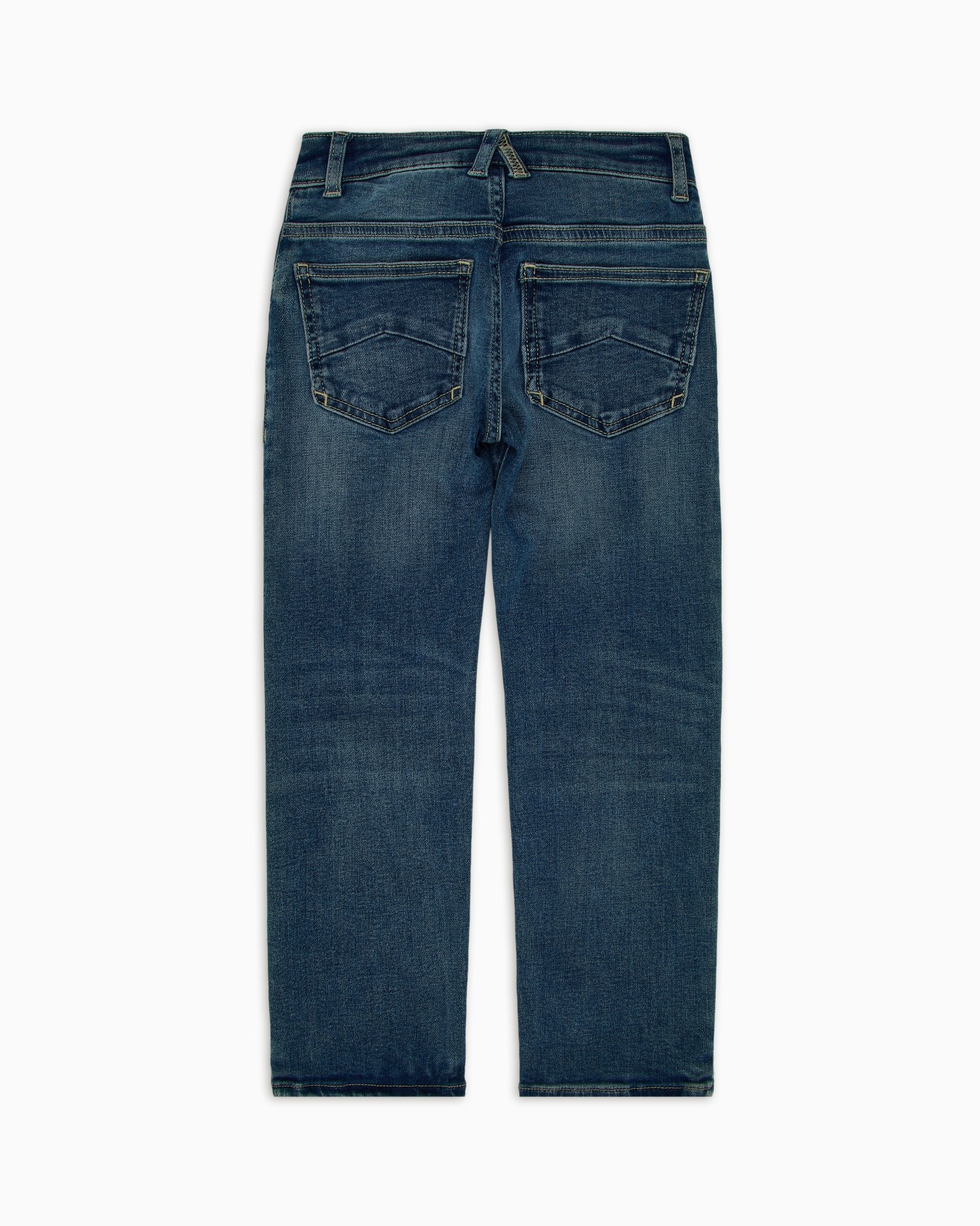 Denim jeans with elasticated logo waistband Slide 2