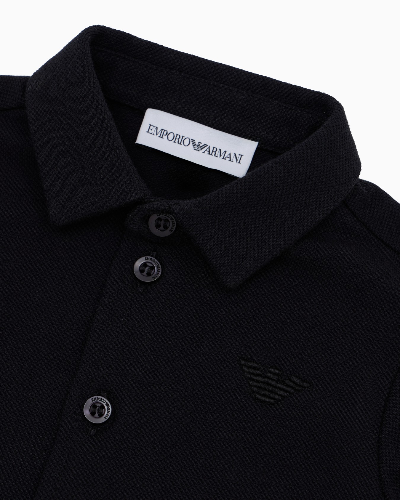 Chemise en piqué avec broderie aigle Diapositive 1