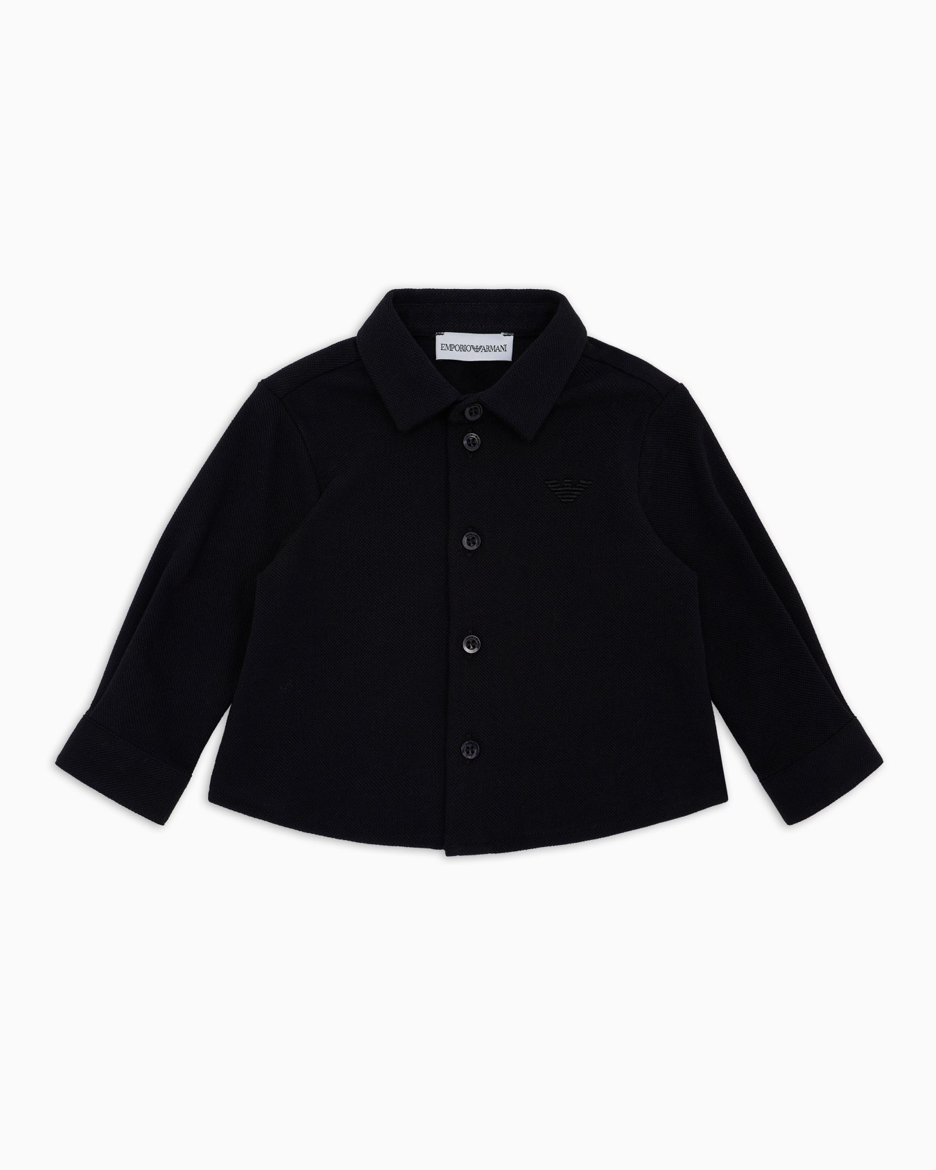 Chemise en piqué avec broderie aigle Diapositive 0