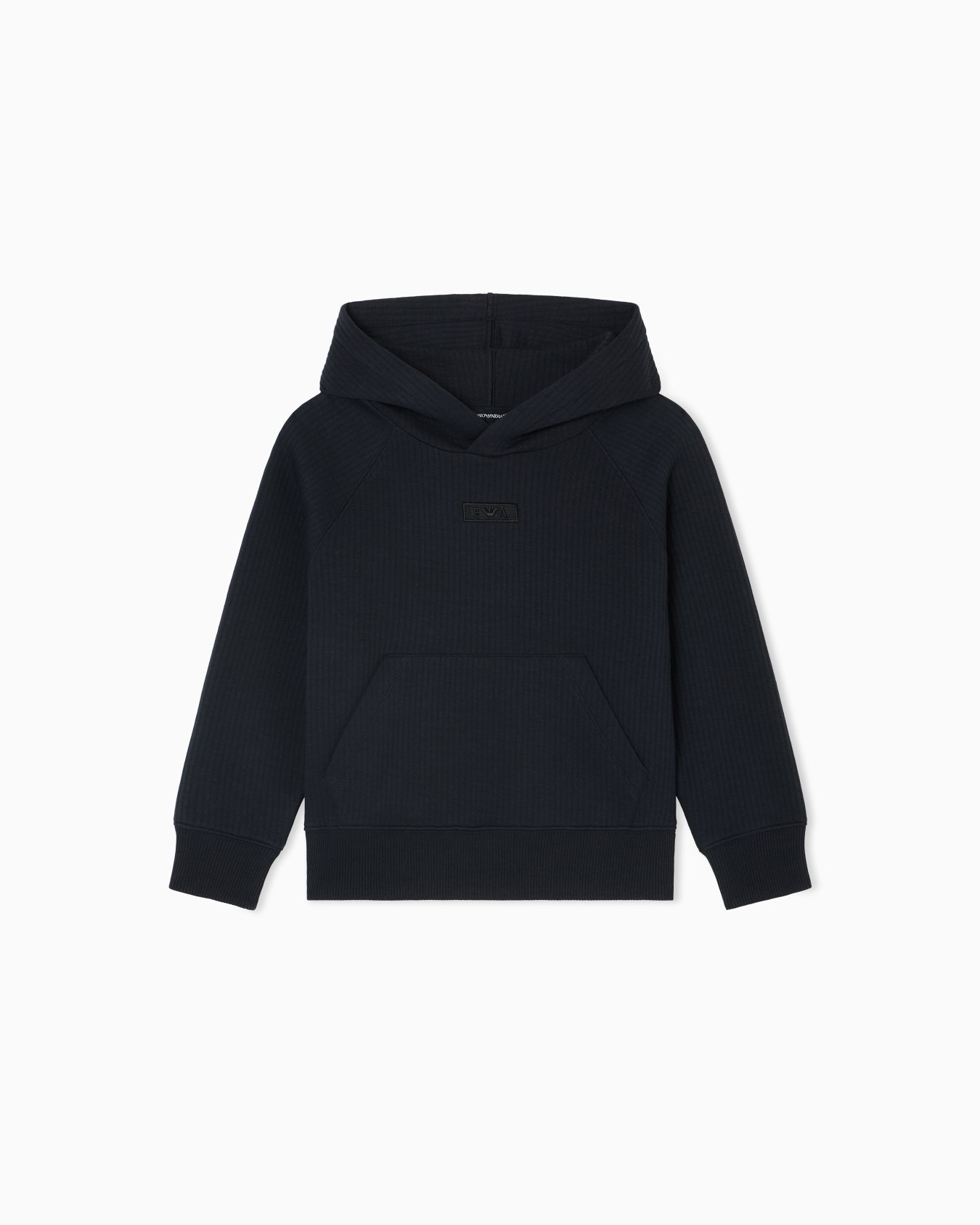 Quilted jersey hooded sweatshirt Slide 0