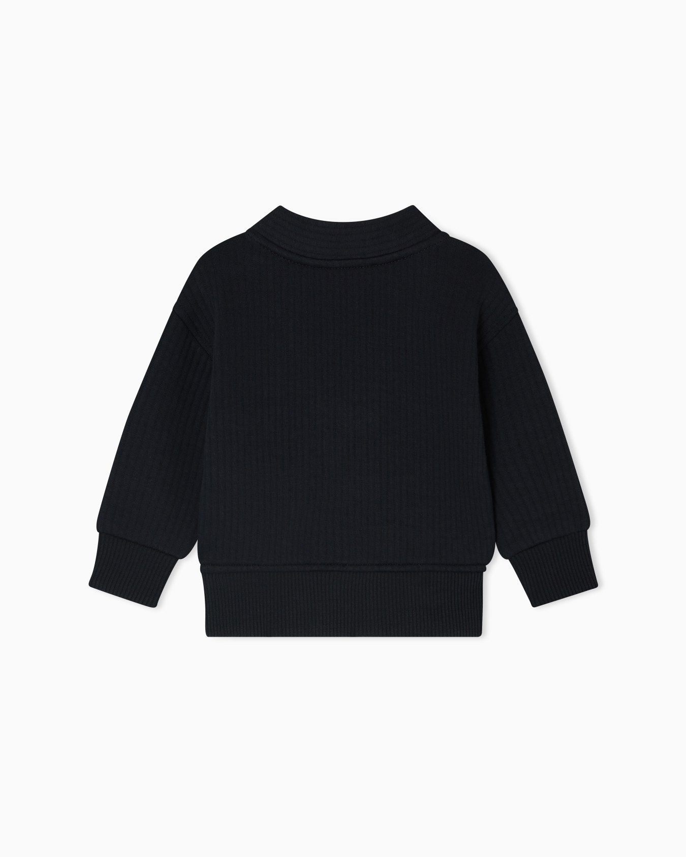 V-neck cardigan in quilted jersey Slide 2
