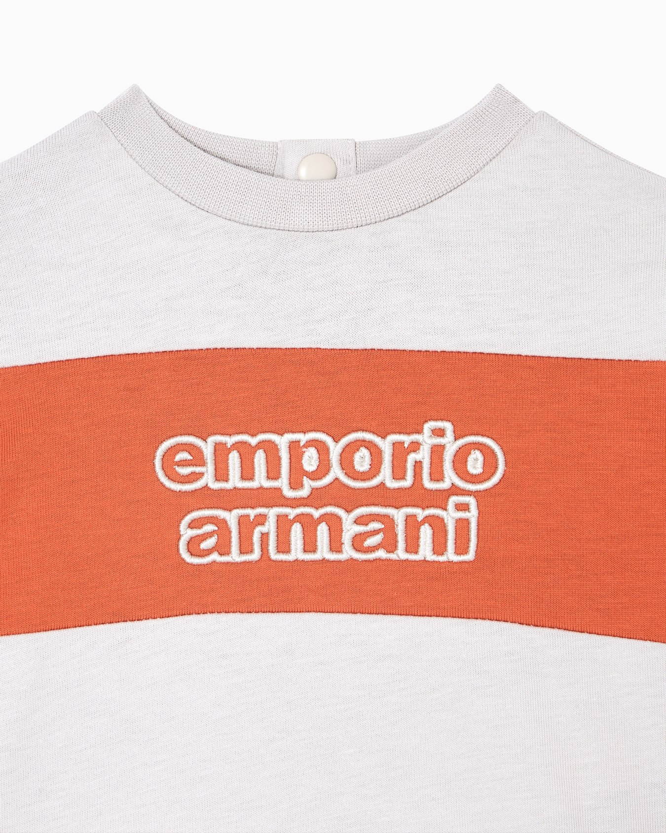 ASV heavyweight jersey T-shirt with striped motif Slide 1