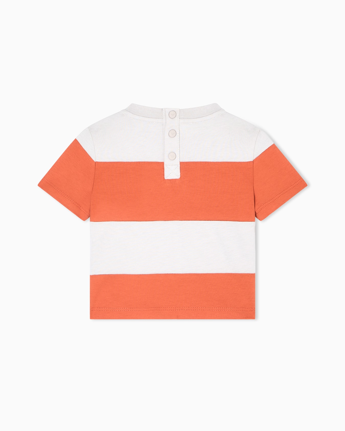 ASV heavyweight jersey T-shirt with striped motif Slide 2
