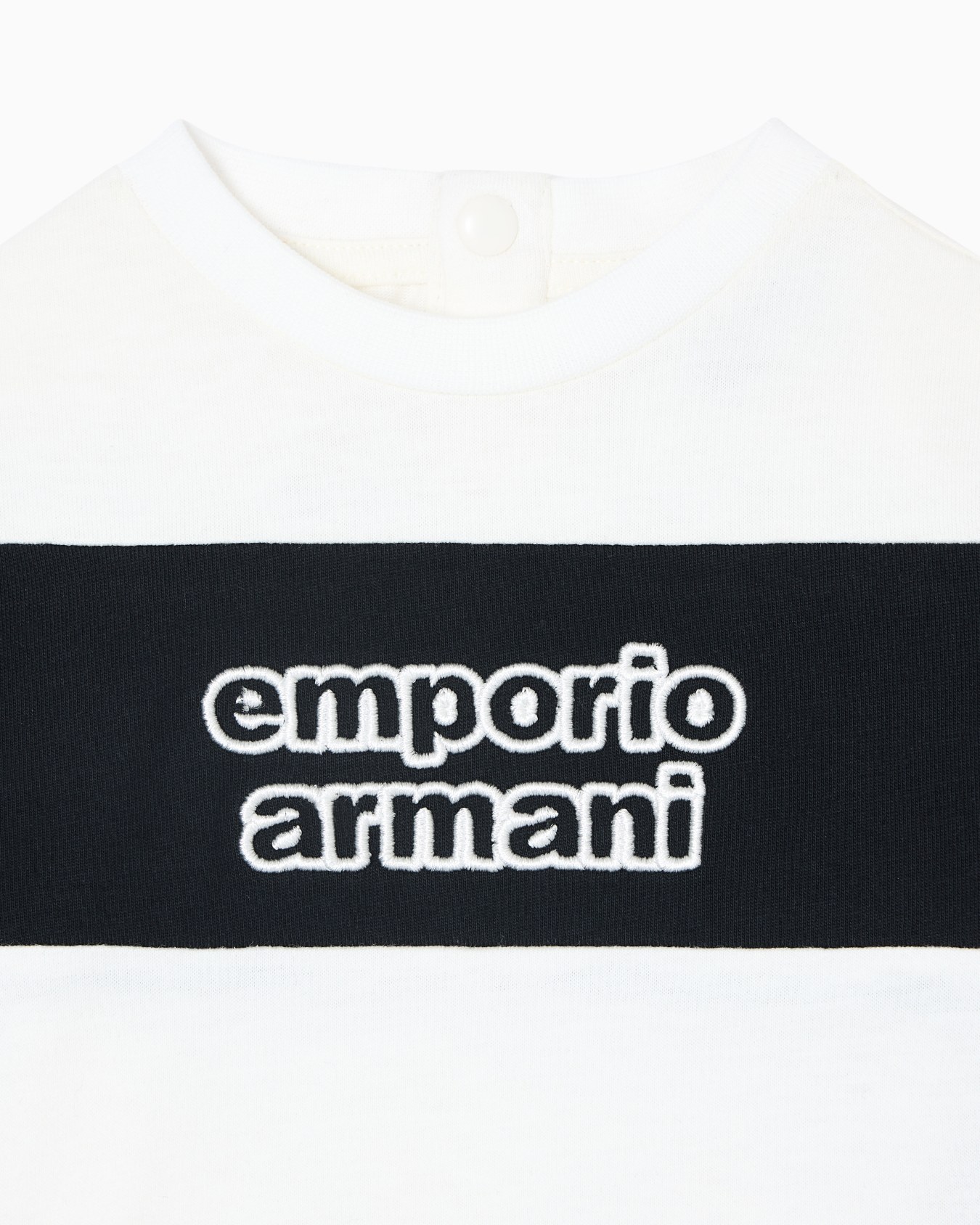 ASV heavyweight jersey T-shirt with striped motif Slide 1