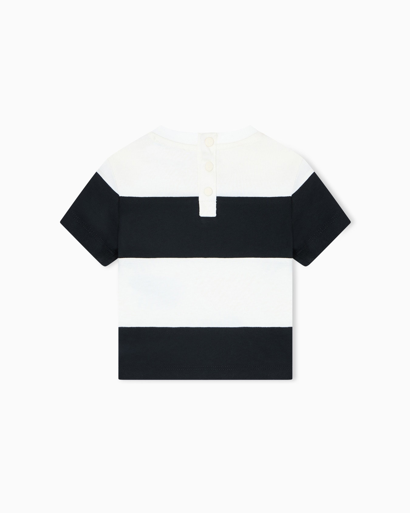 ASV heavyweight jersey T-shirt with striped motif Slide 2