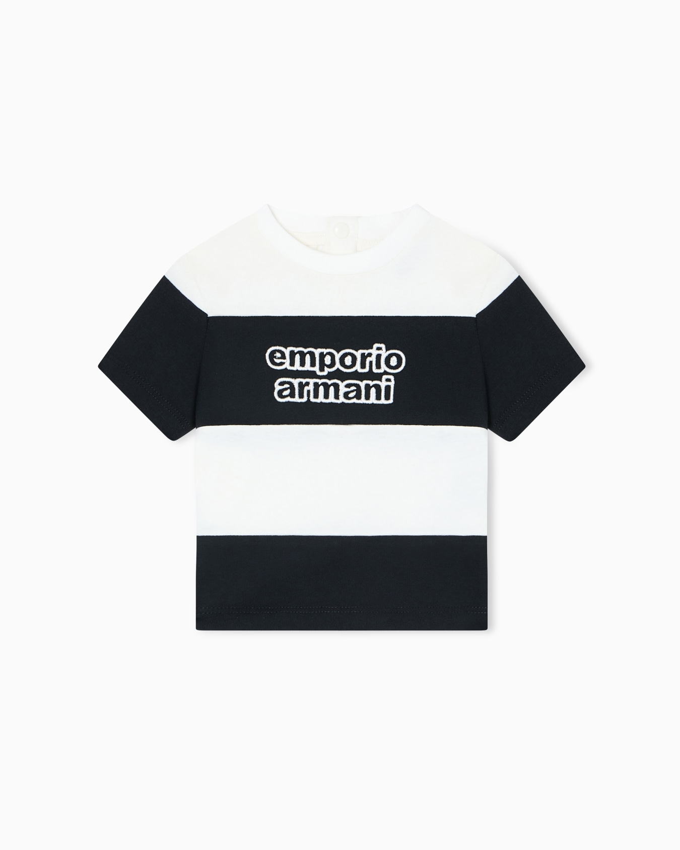 ASV heavyweight jersey T-shirt with striped motif Slide 0