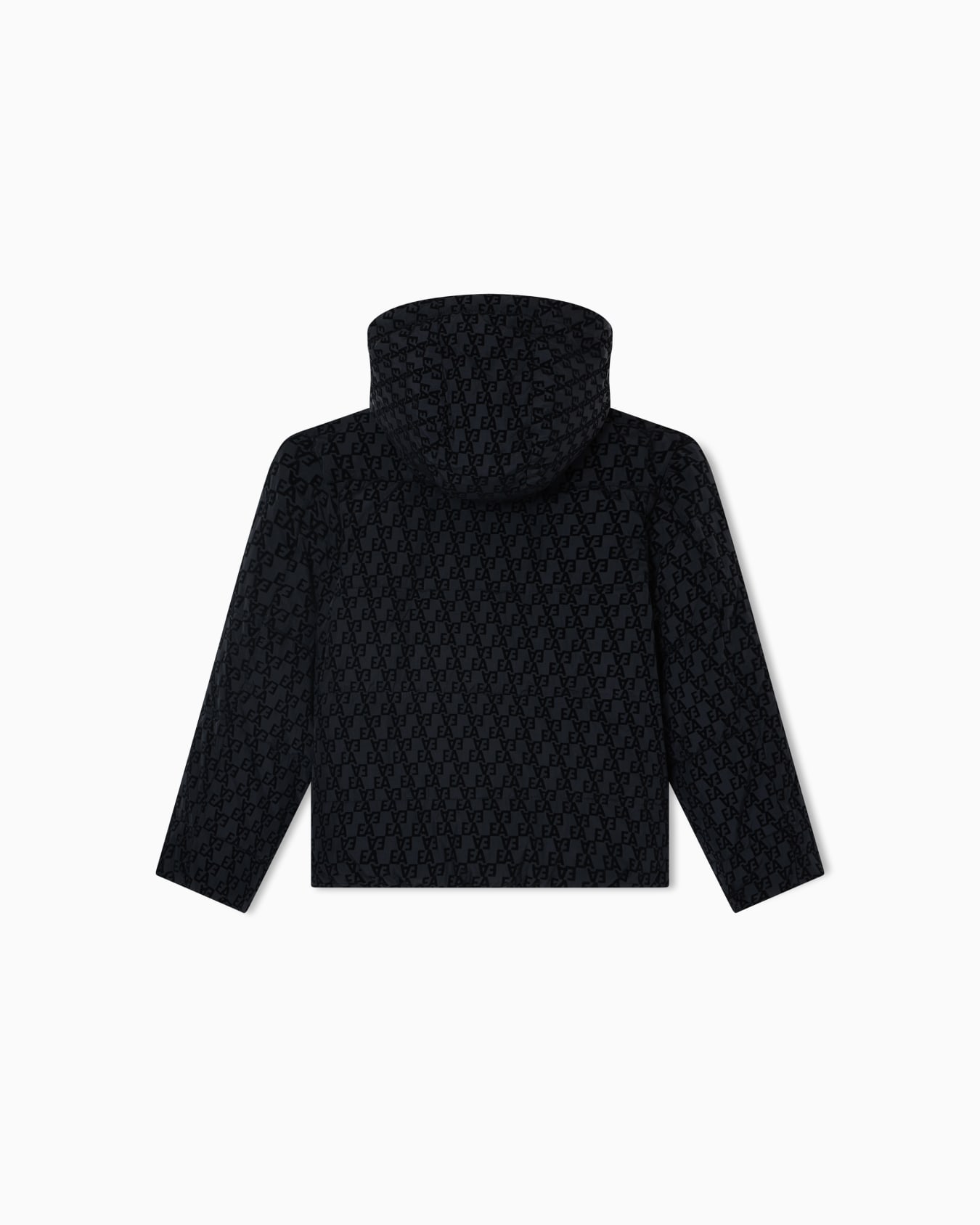 ASV padded jacket with all-over flocked lettering Slide 2