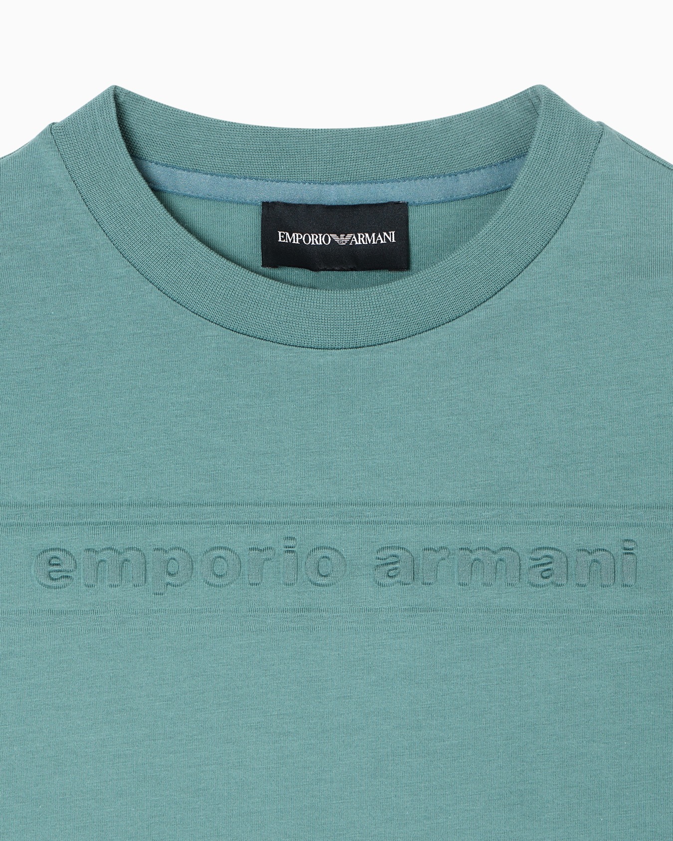 ASV コンフォートフィットTシャツ ジャージー エンボスロゴ スライドする 1