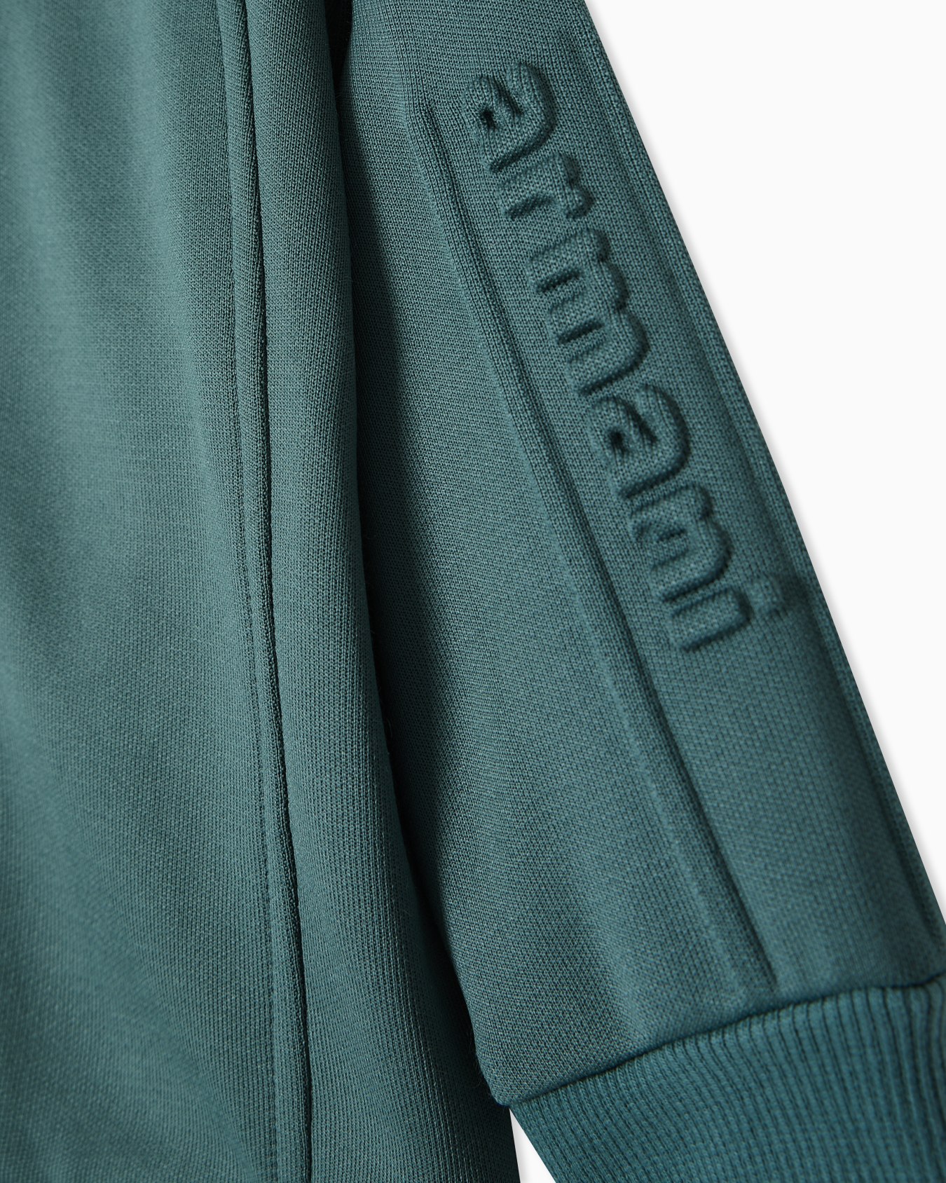 ASV interlock zip-up sweatshirt with embossed logo Slide 1