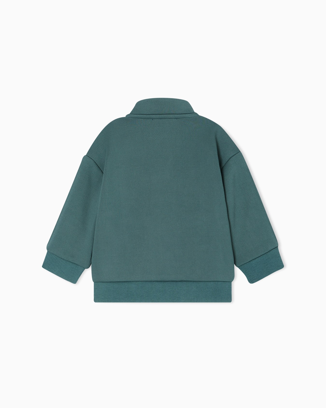 ASV interlock zip-up sweatshirt with embossed logo Slide 2