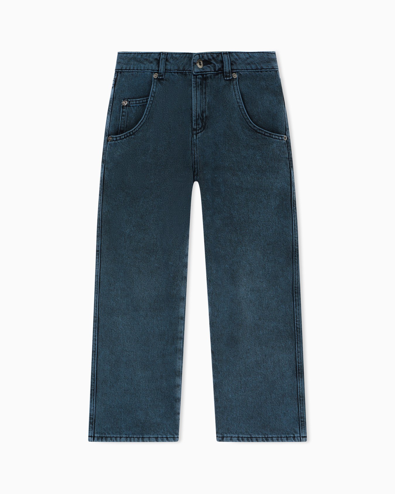 Loose-fit jeans in worn-look denim Slide 0