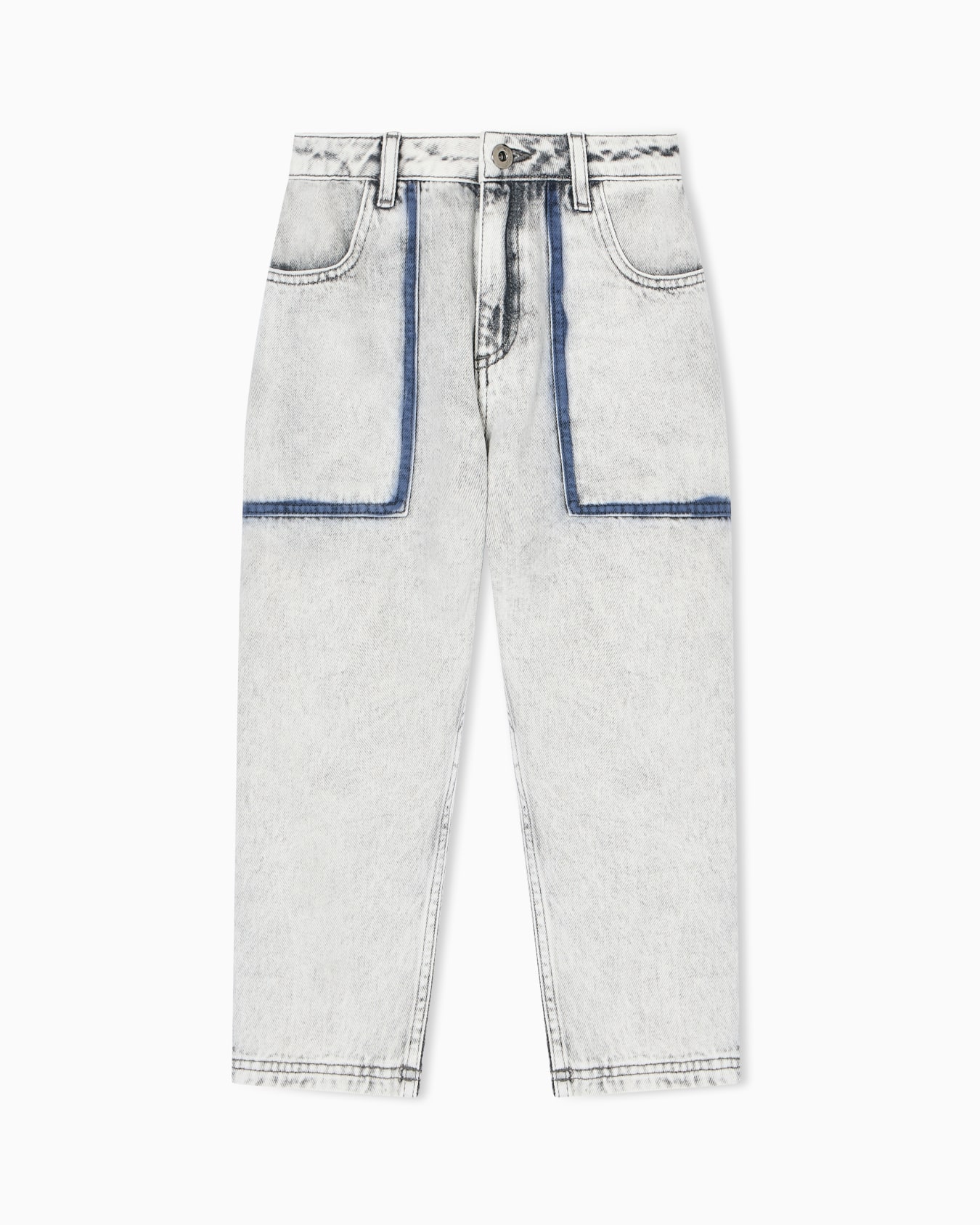 Carrot-fit denim jeans Slide 0