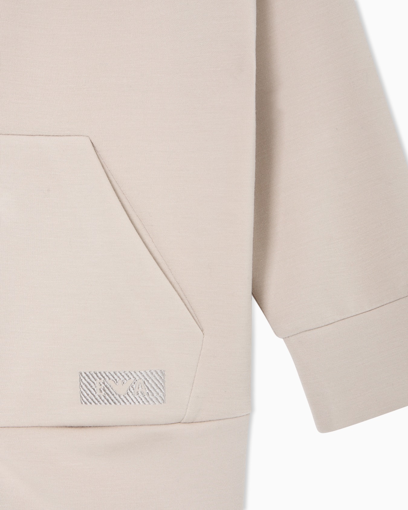 Tuta con felpa zip e cappuccio in double jersey Slide 1