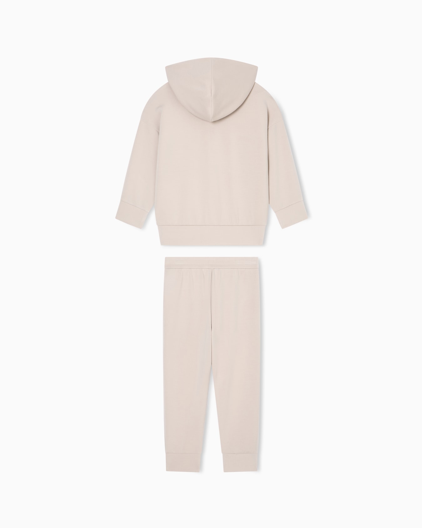 Tuta con felpa zip e cappuccio in double jersey Slide 2
