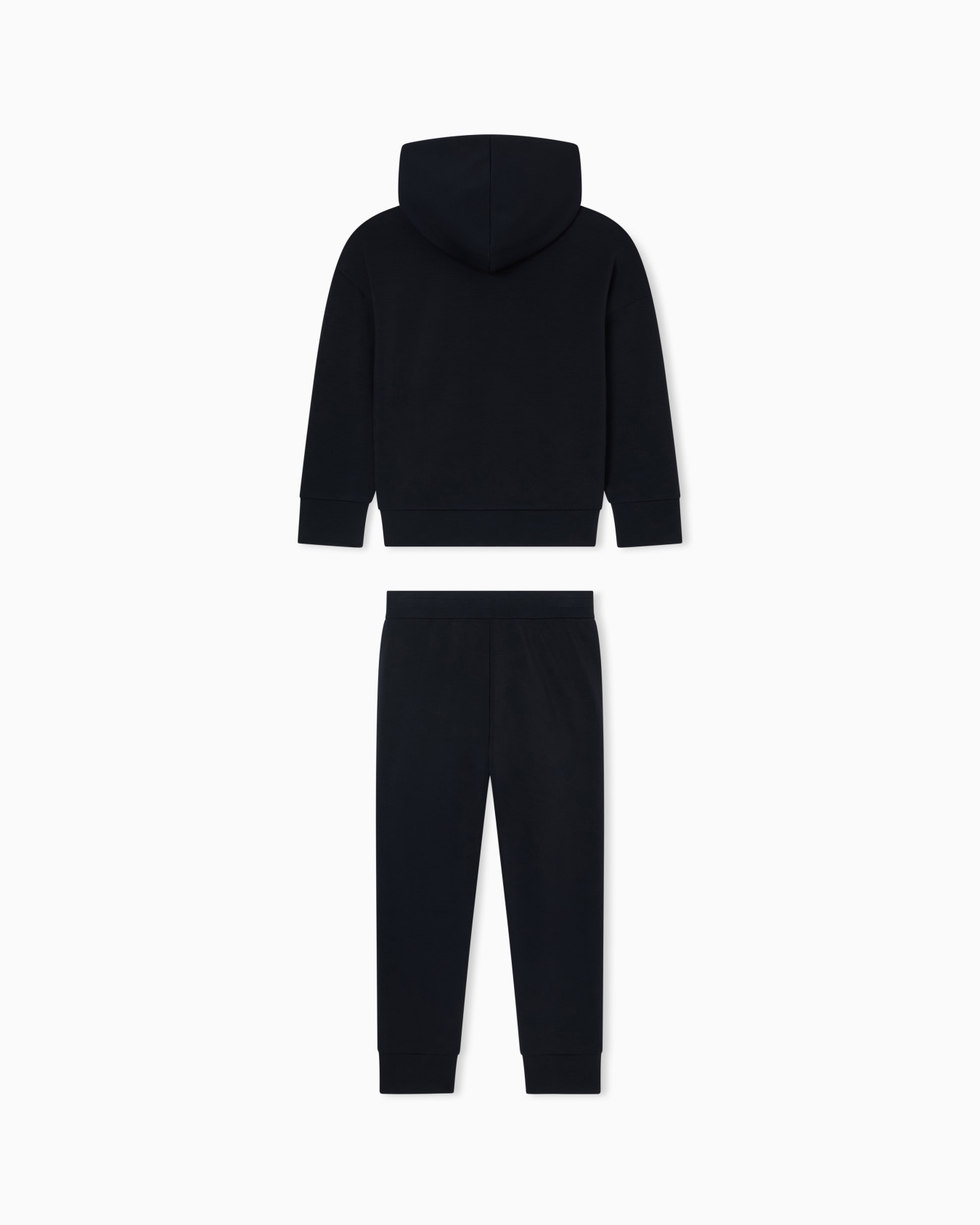 Double-jersey tracksuit with hooded zip-up sweatshirt Slide 2