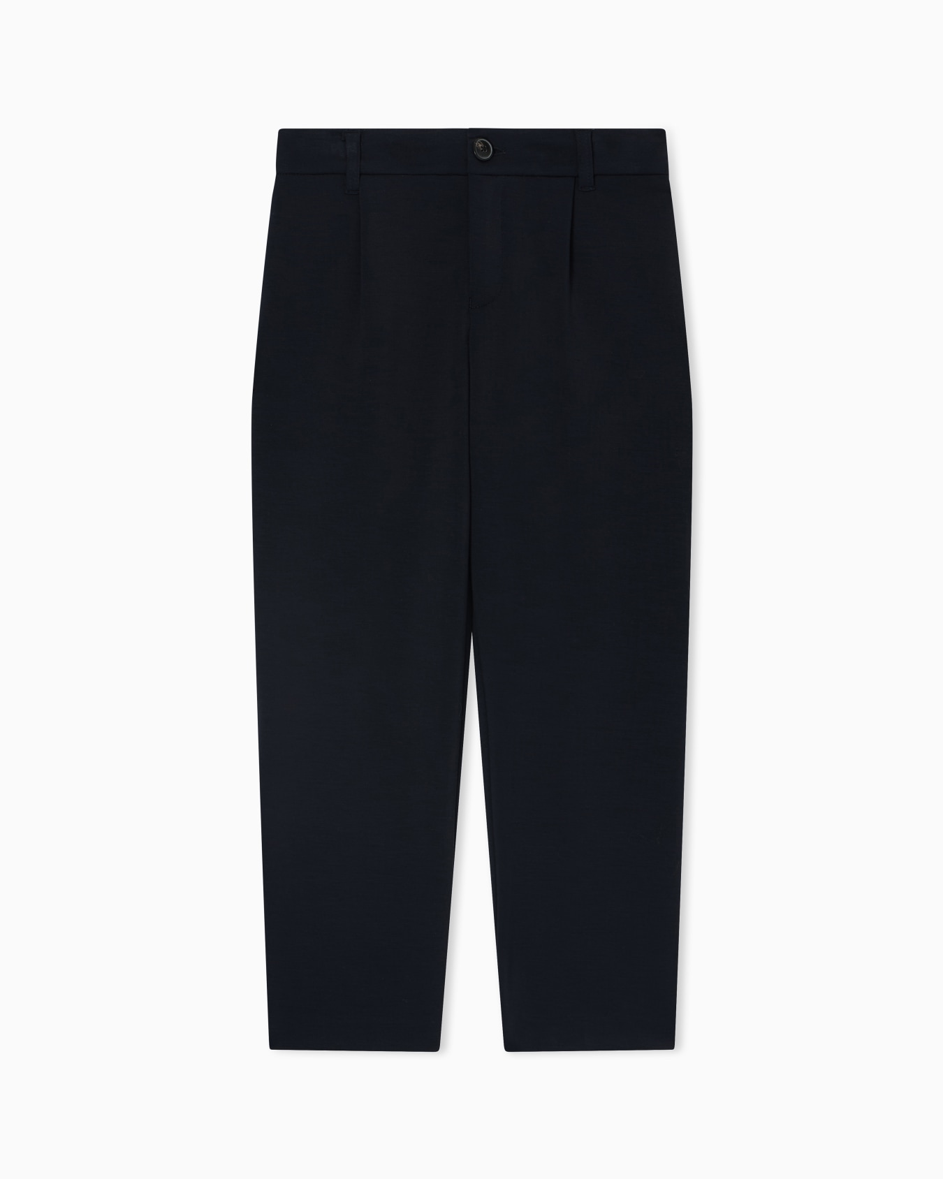 Pantaloni con pinces in double jersey Slide 0