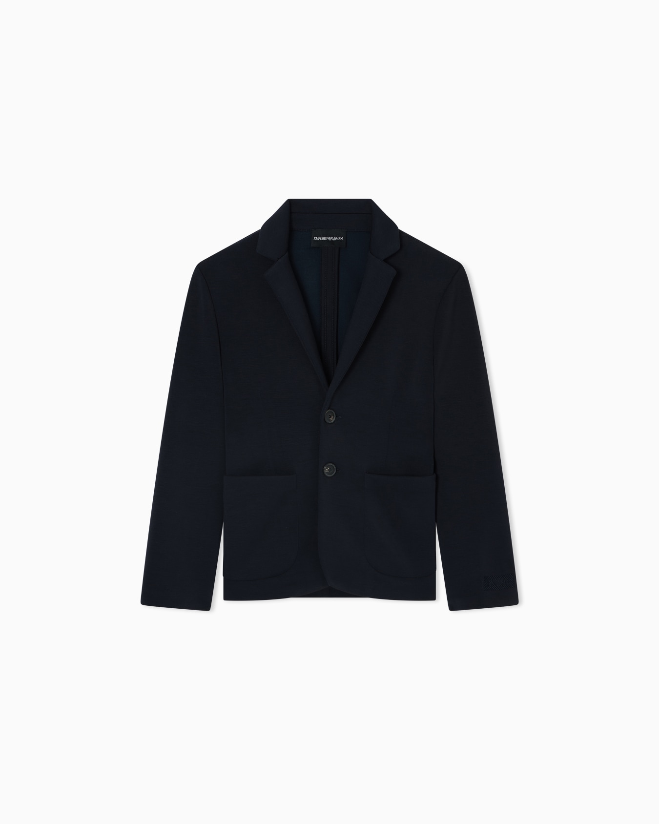 Single-breasted, double-jersey jacket Slide 0