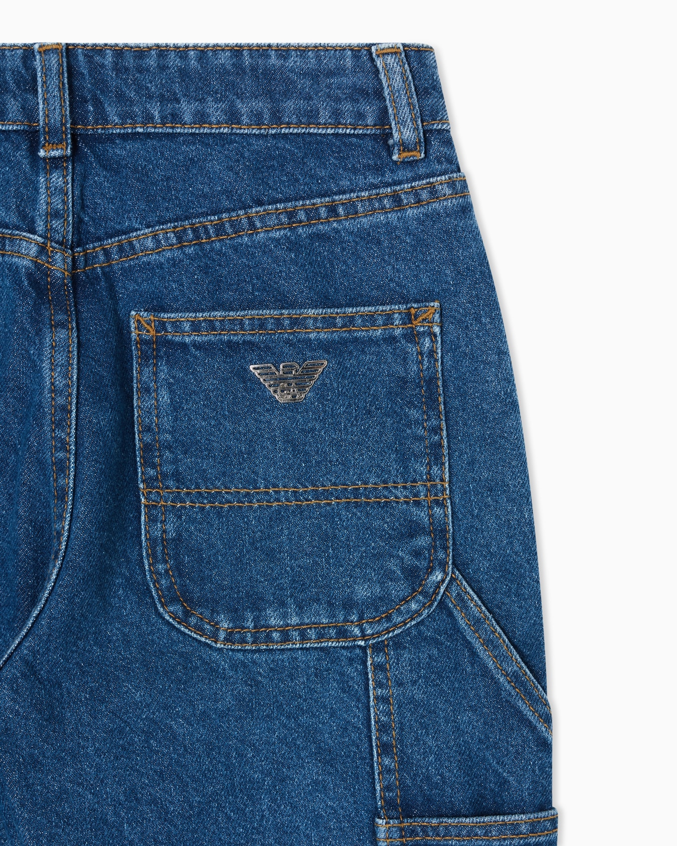 Jean coupe large en denim Diapositive 1