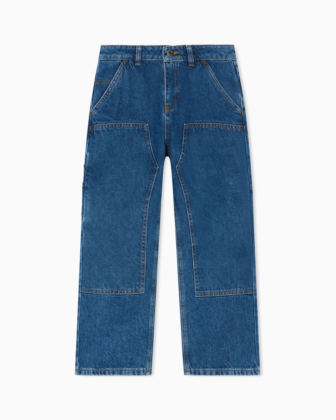Jean coupe large en denim Diapositive 0