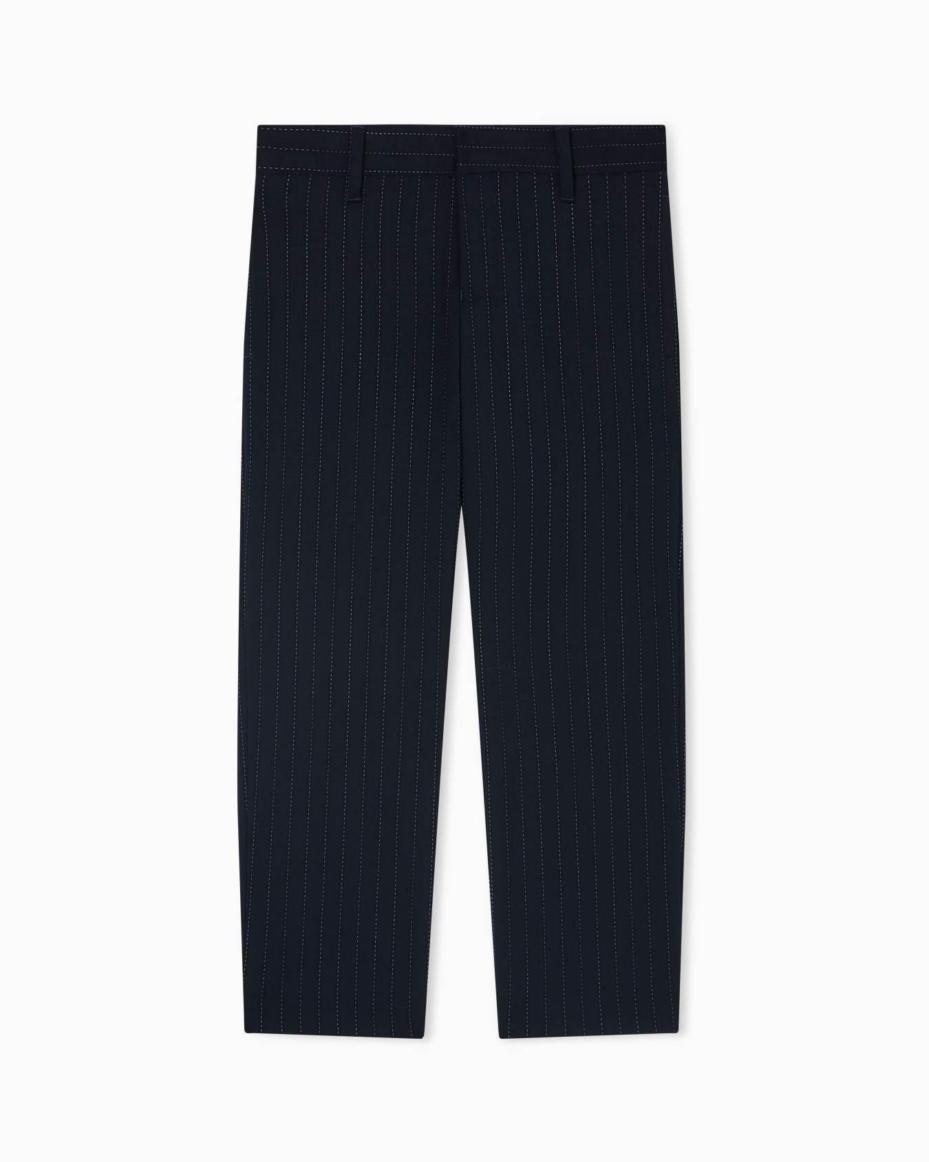 Hose aus einer Woll-Mischung mit Nadelstreifen-Muster Folie 0