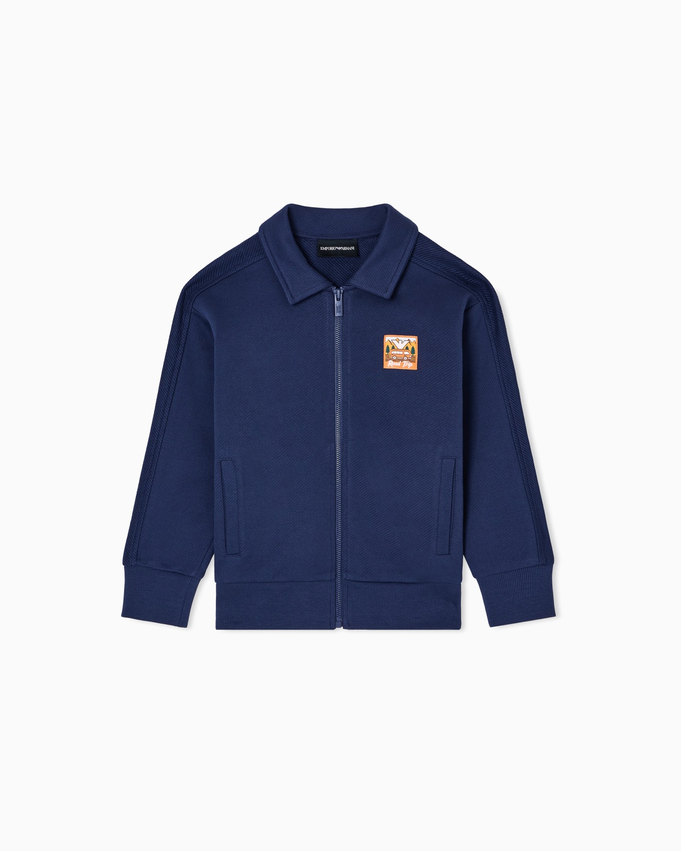 ASV Manga Bear Crew organic interlock jersey comfort-fit zip-up sweatshirt Slide 0
