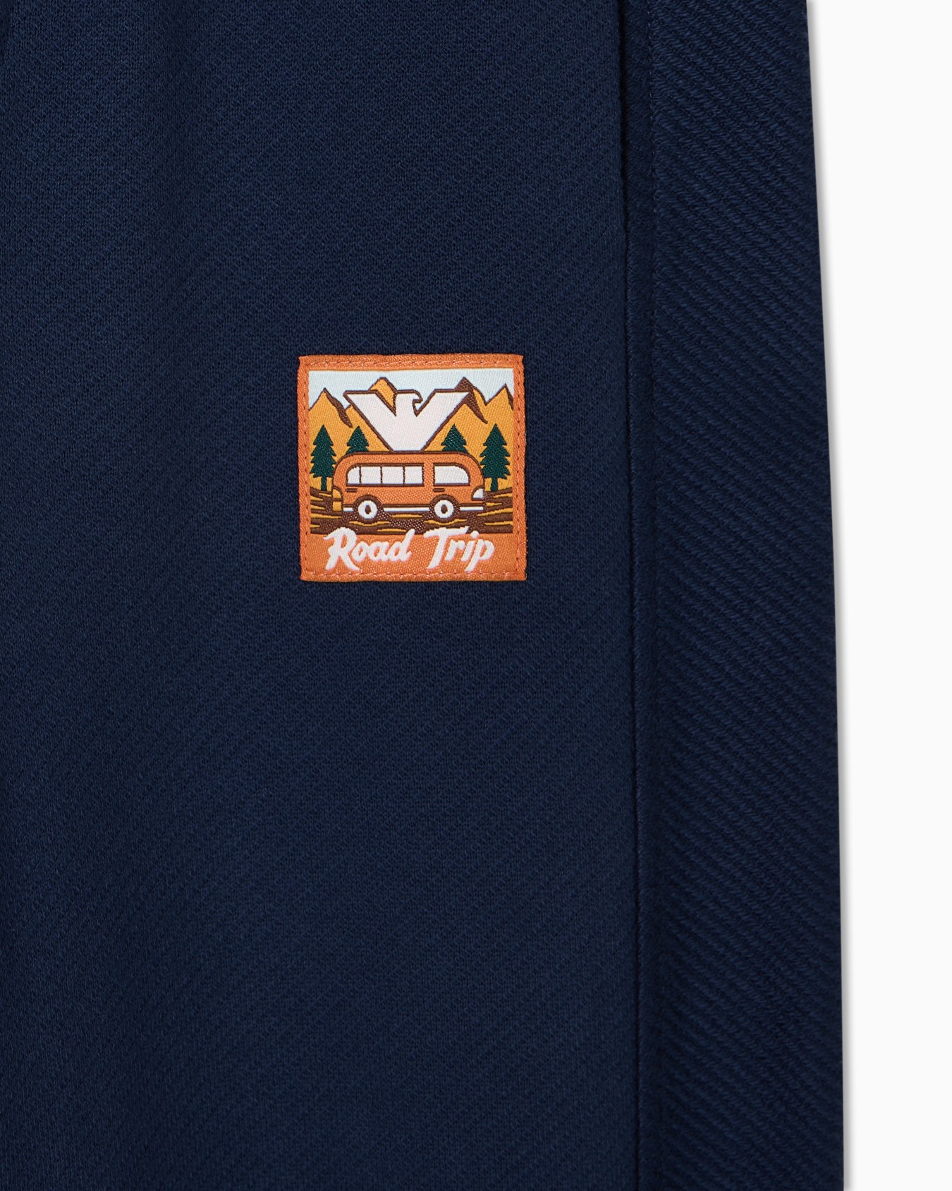 Pantaloni jogger loose fit in jersey interlock organico Manga Bear Crew ASV Slide 1