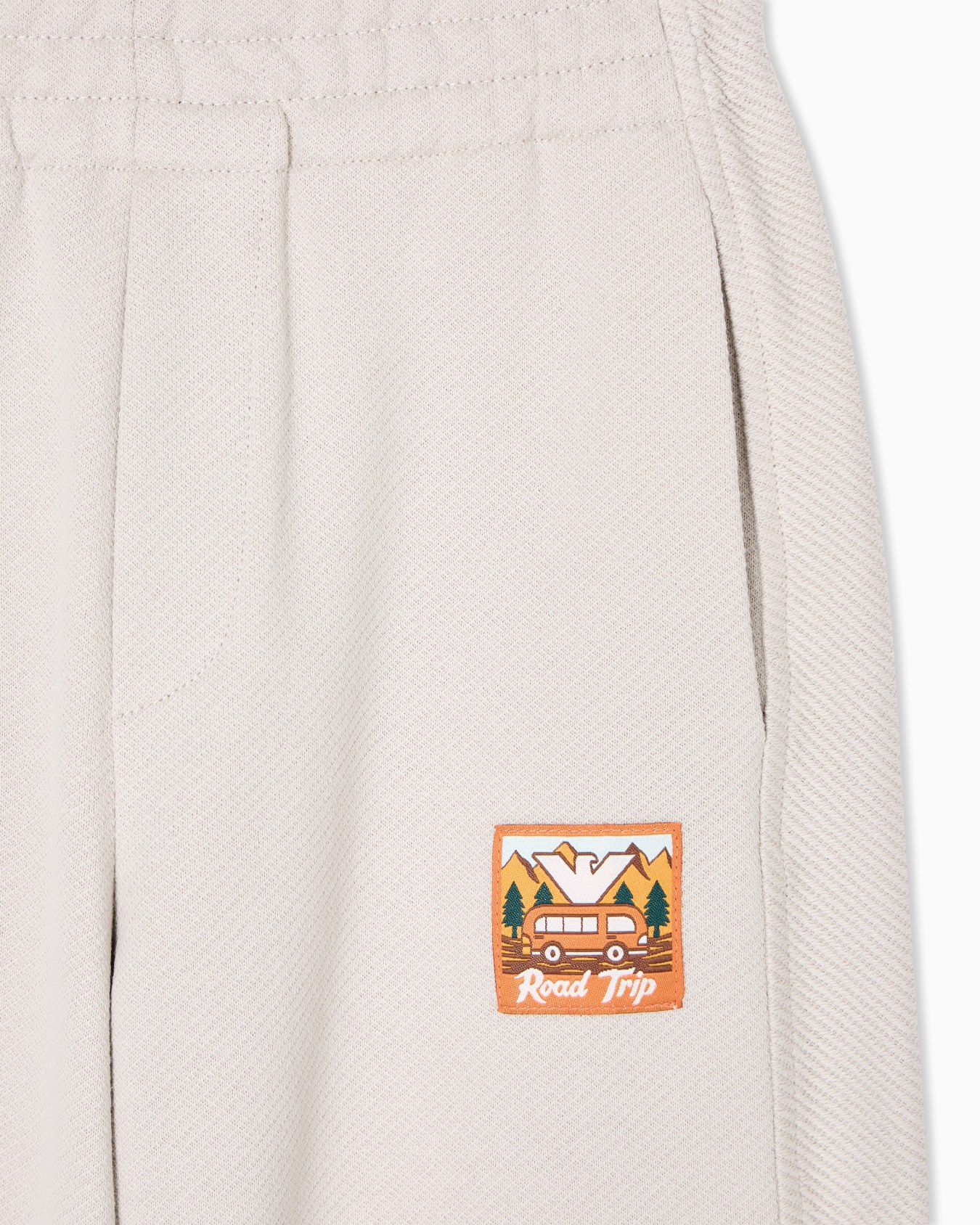 Bermuda loose fit in jersey interlock organico Manga Bear Crew ASV Slide 1