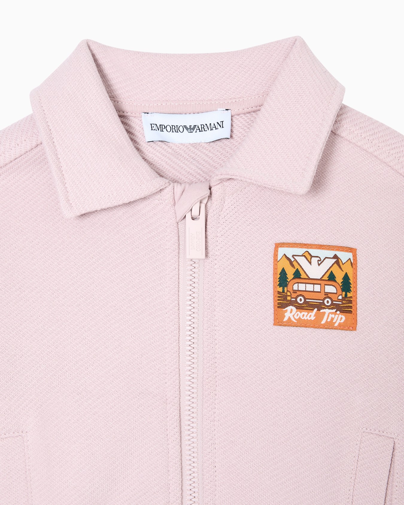 ASV Manga Bear Crew organic interlock jersey zip-up sweatshirt Slide 1